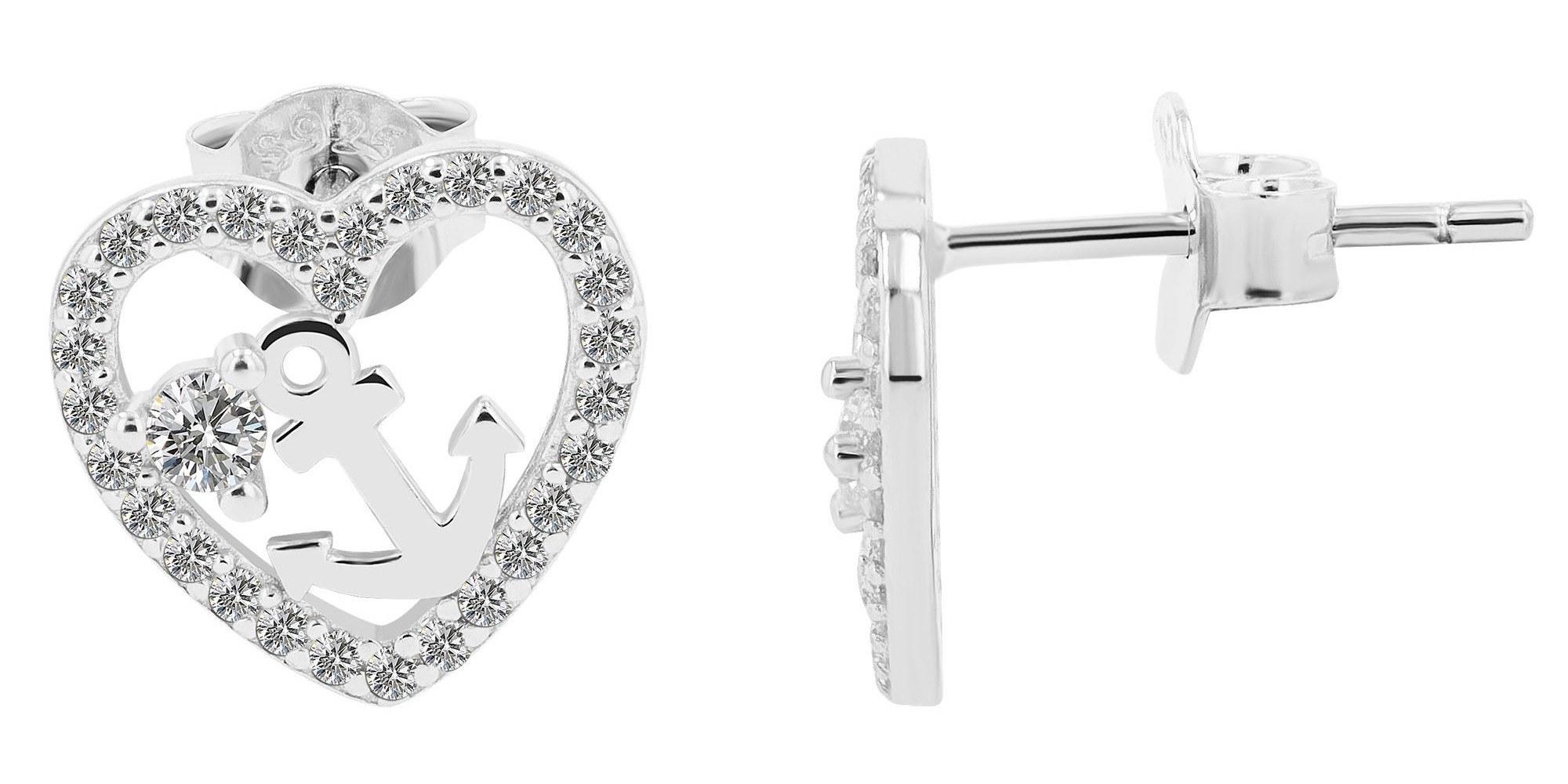 Adelia´s Paar Ohrhänger "Ohrringe – Ohrstecker aus 925 Silber" Eine schöne Geschenkidee für jeden Anlass