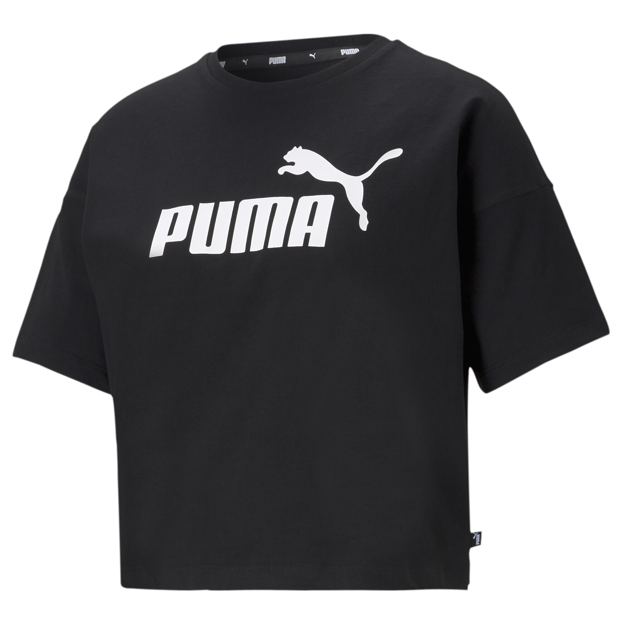 PUMA Crop-Top »Essentials Logo Cropped T-Shirt Damen«