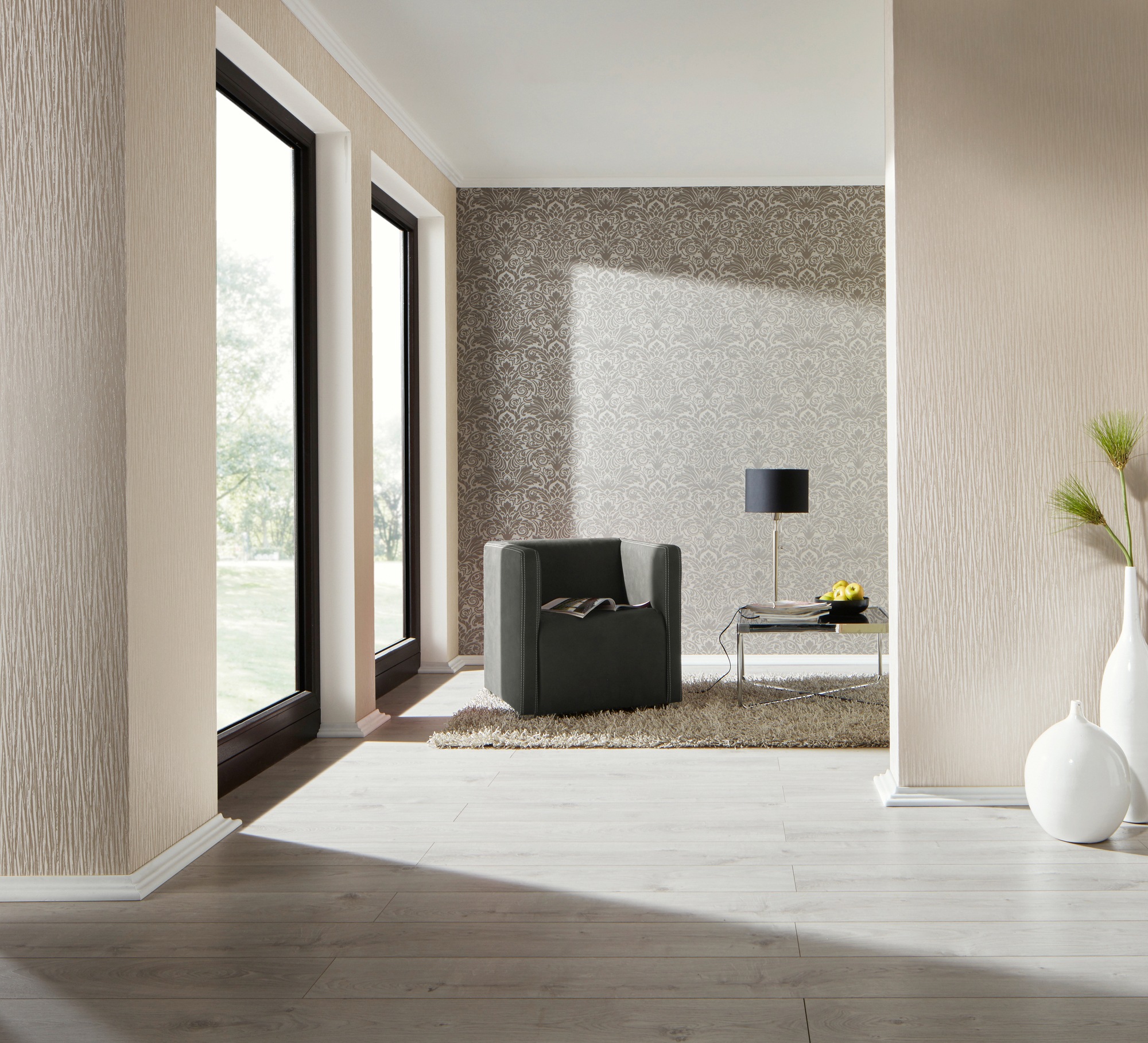 Architects Paper Vliestapete »Luxury wallpaper«, Barock-ornamental-gemustert, Ornament Tapete Barock Tapeten Wohnzimmer Schlafzimmer Küche modern