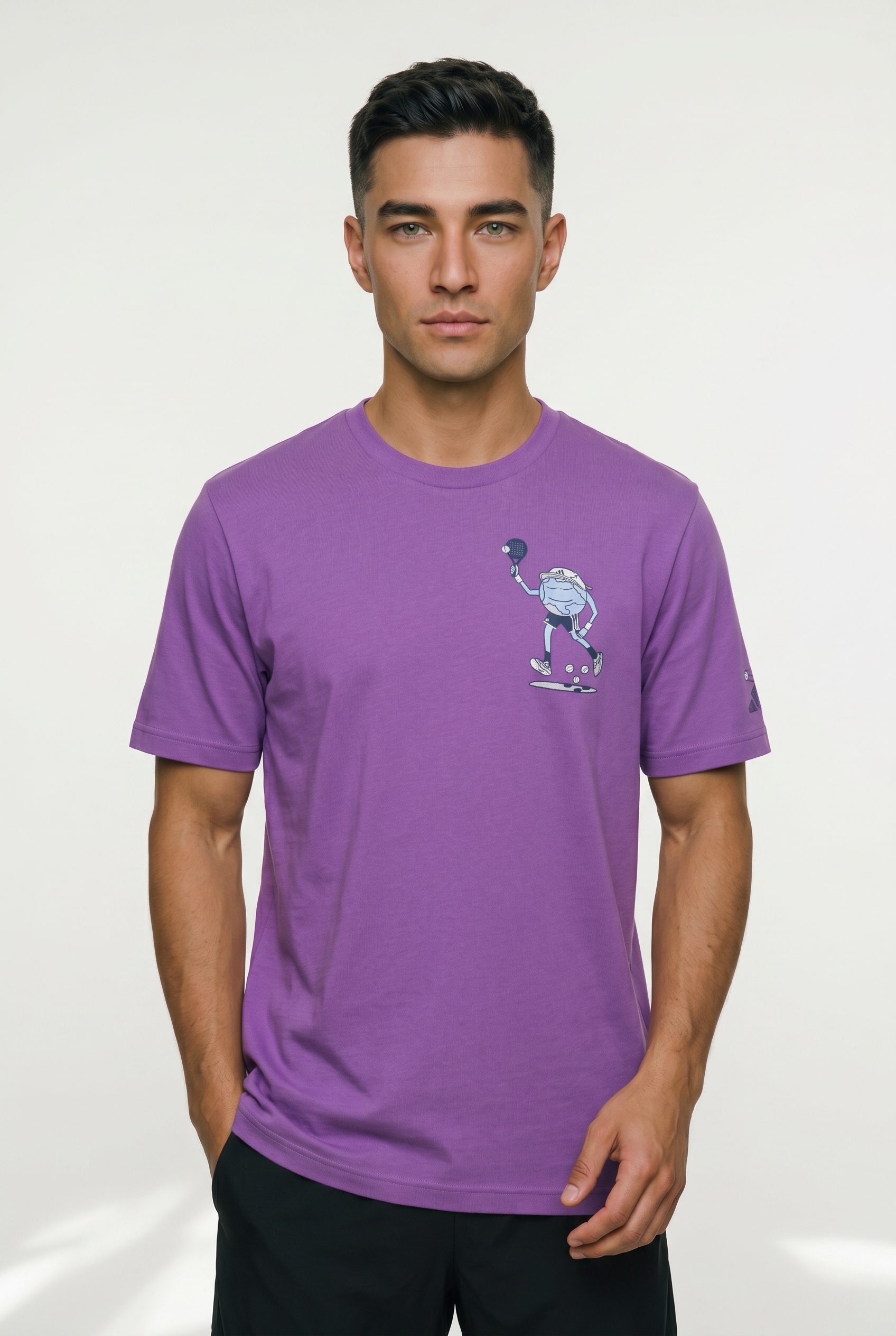 adidas Sportswear T-Shirt "EARTH DAY PADEL, GRAFIK" mit Print, sportlicher Stil, aus Baumwolle, gerader Abschluss