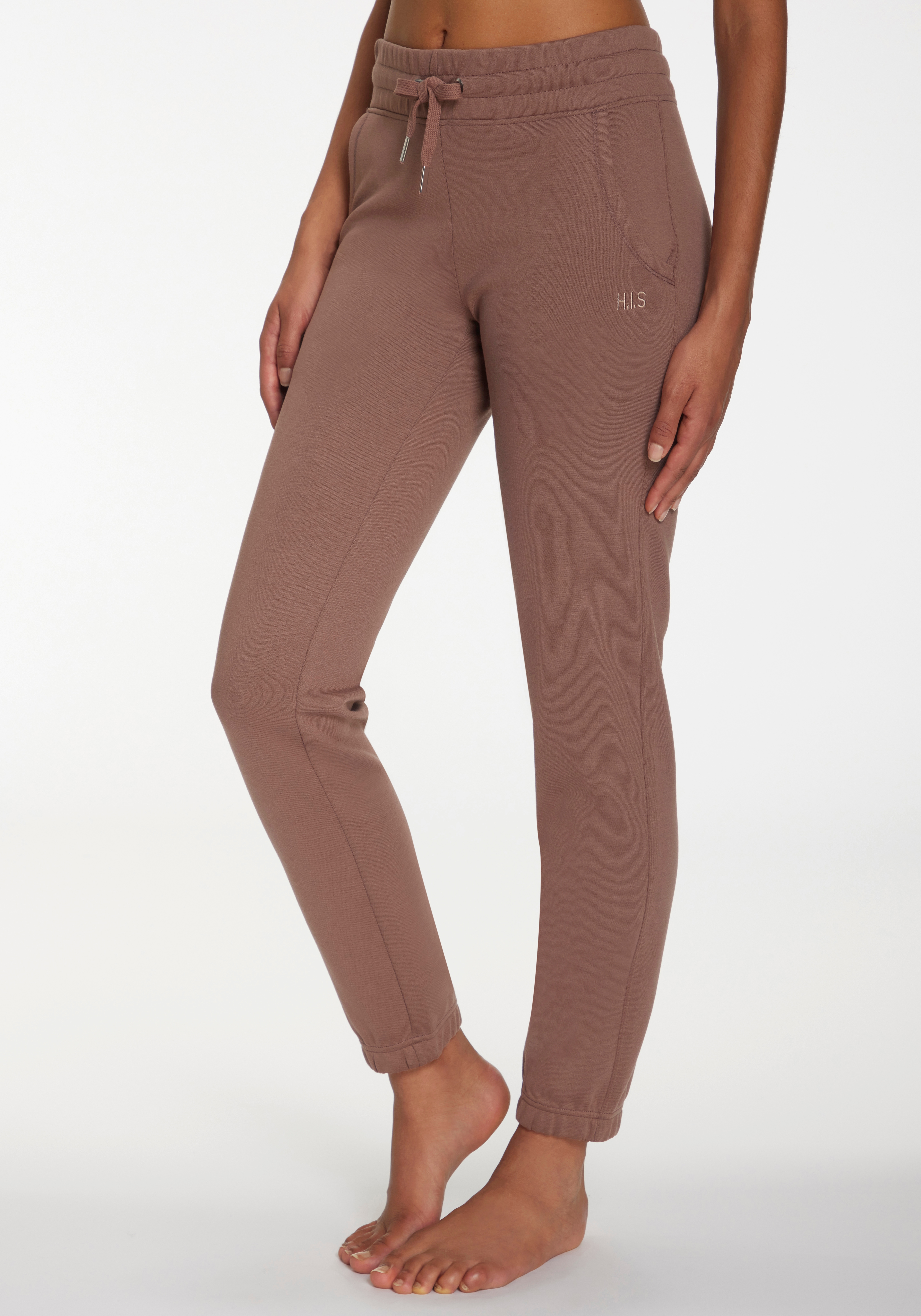 H.I.S Relaxhose mit breitem Bund und seitlichen Eingrifftaschen, Loungewear