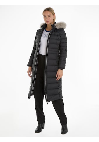 TOMMY HILFIGER Daunenmantel »TYRA DOWN MAXI WITH FUR«...