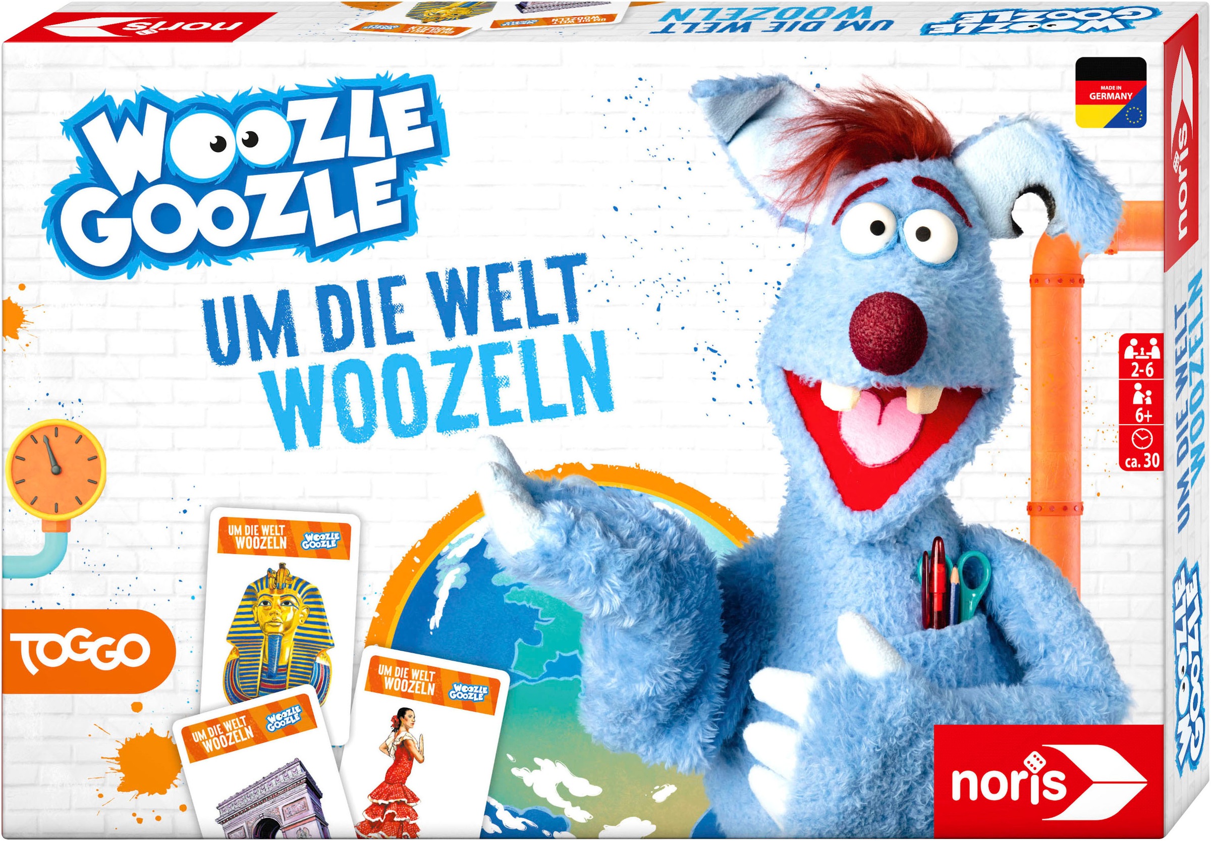 Noris Spiel »Wooozle Goozle, Um die Welt woozlen!«, Made in Germany