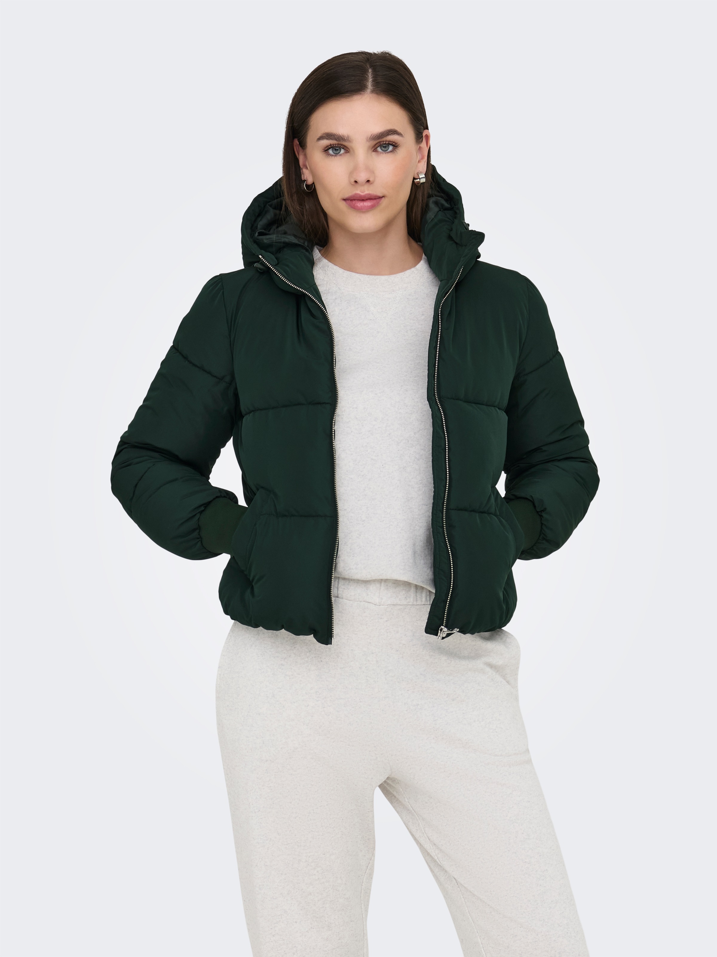 JDY Steppjacke "JDYNEWERICA LIFE SHORT HOOD JKT OTW NOOS", mit Kapuze günstig online kaufen