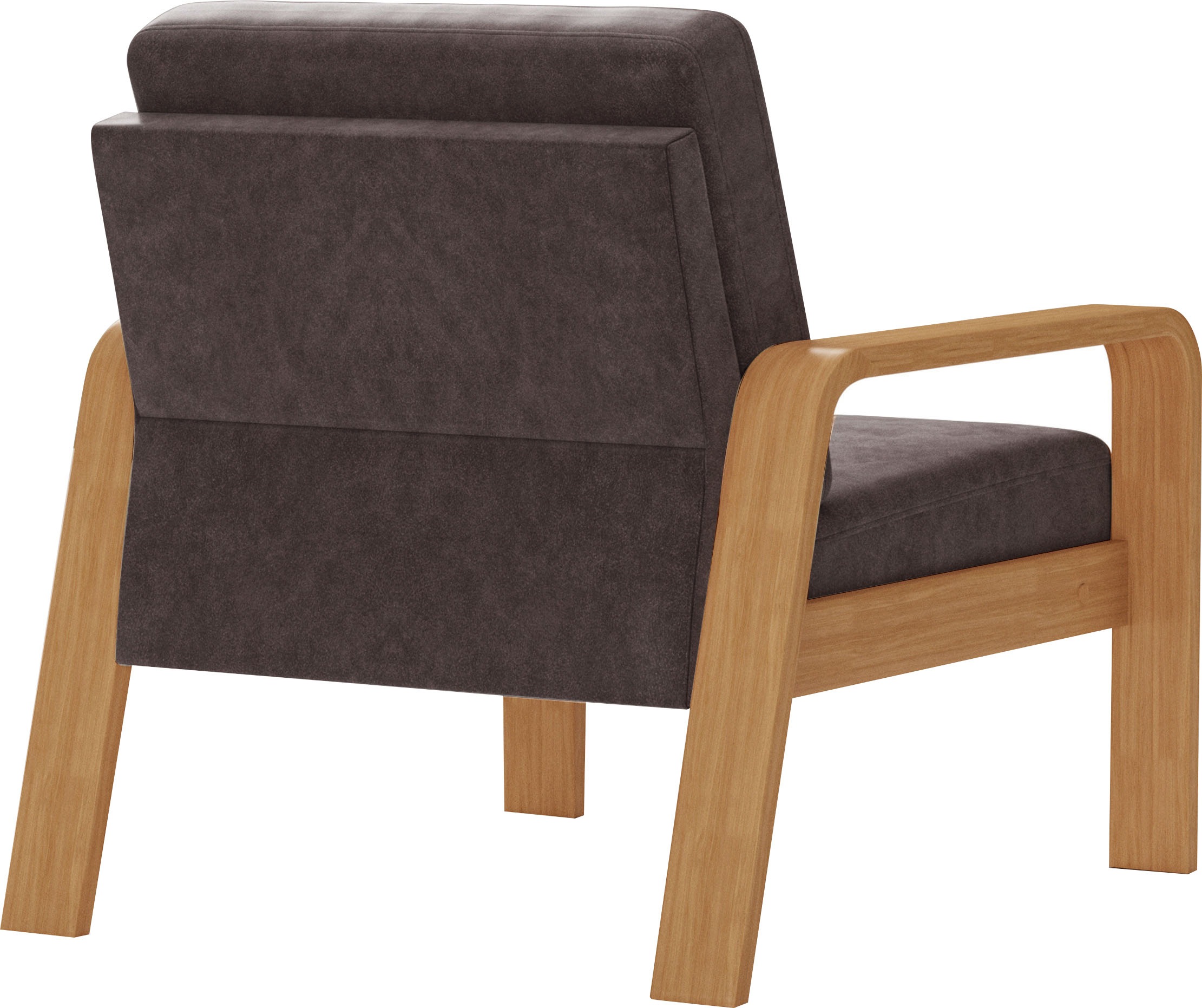 Sit&more Fotelis »Kolding« porankiais iš eichefarbigem Buchenholz verschiedene Bezüge ir spalvos