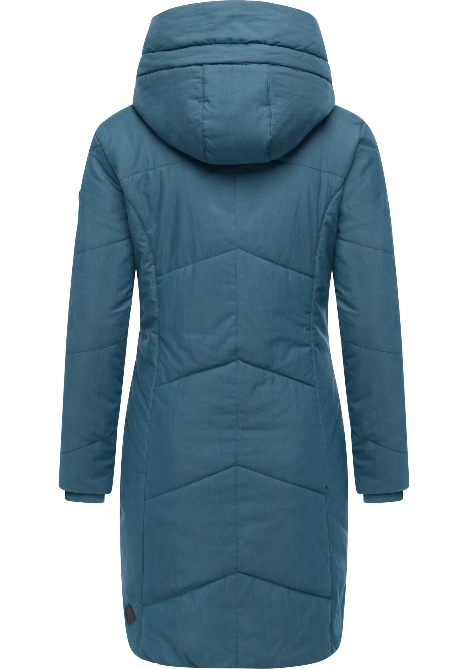 Ragwear Wintermantel »Gordon Long« gesteppter Winterparka mit asymmetrischem Kragen