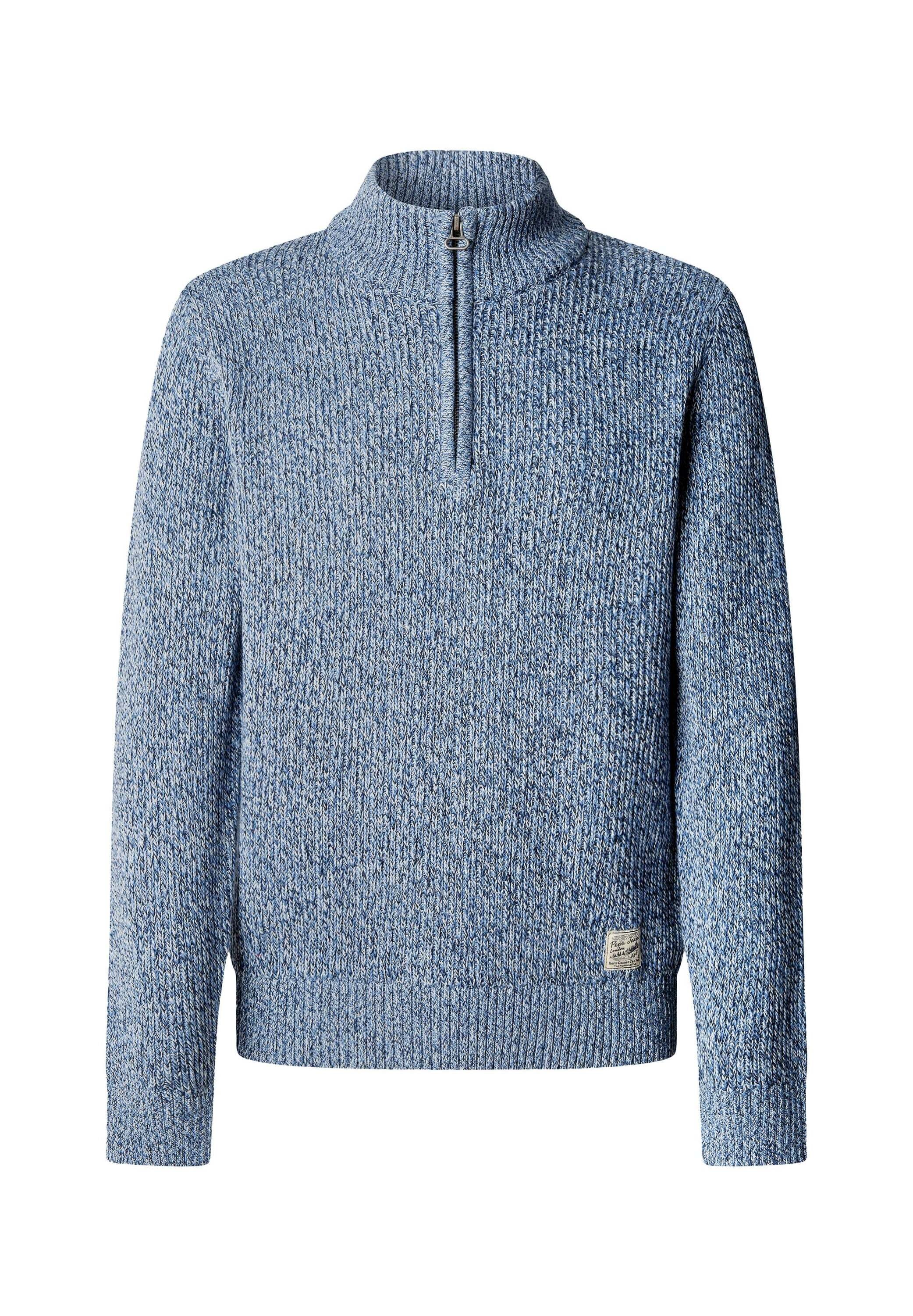 Pepe Jeans V-Ausschnitt-Pullover »Jumper DUNCAN HALF ZIP«