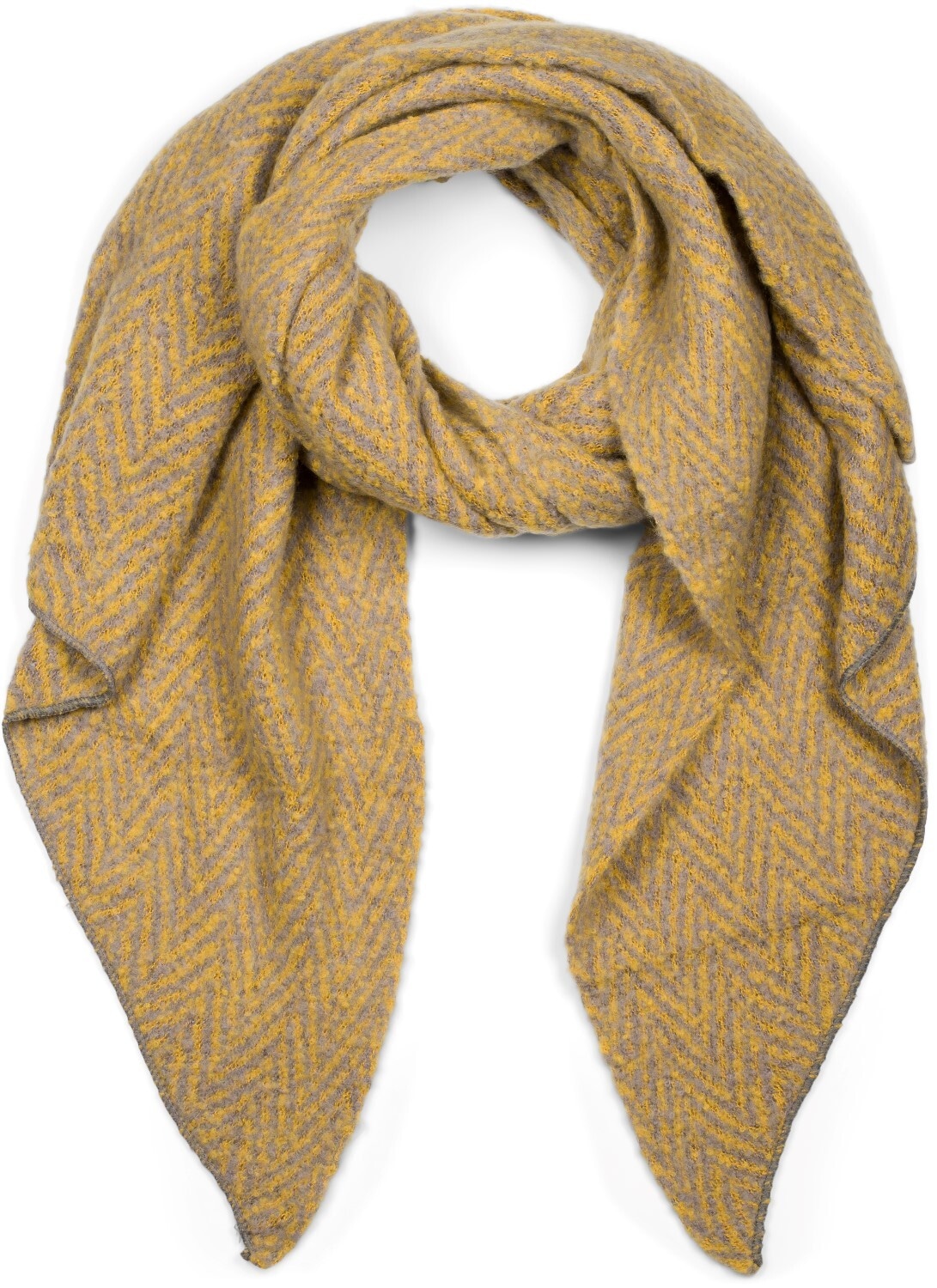 styleBREAKER XXL-Schal "Asymmetrischer Zacken Muster Web Schal" 1 Stk.