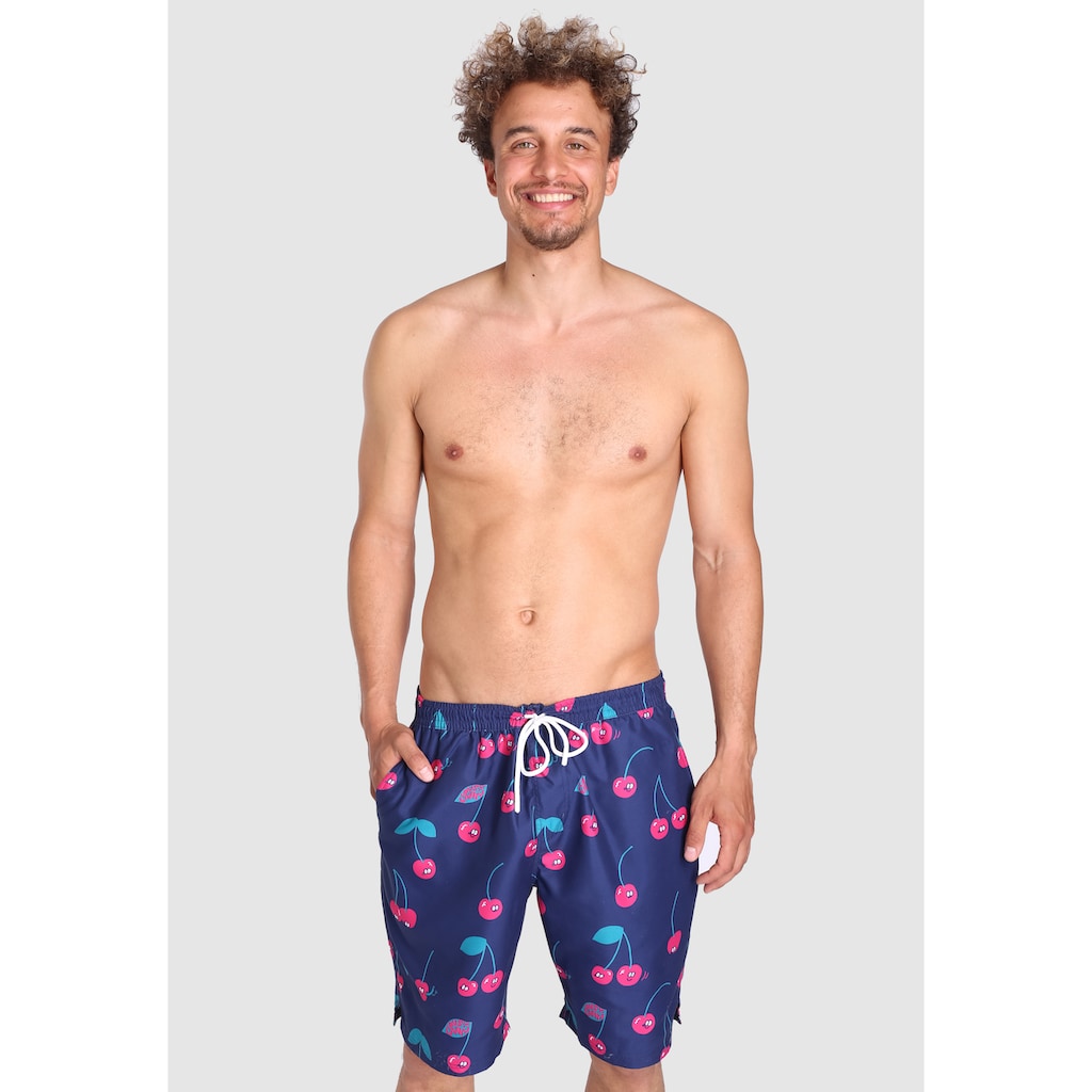 Lousy Livin Badehose »Cherries Beach« mit coolem Allover-Print