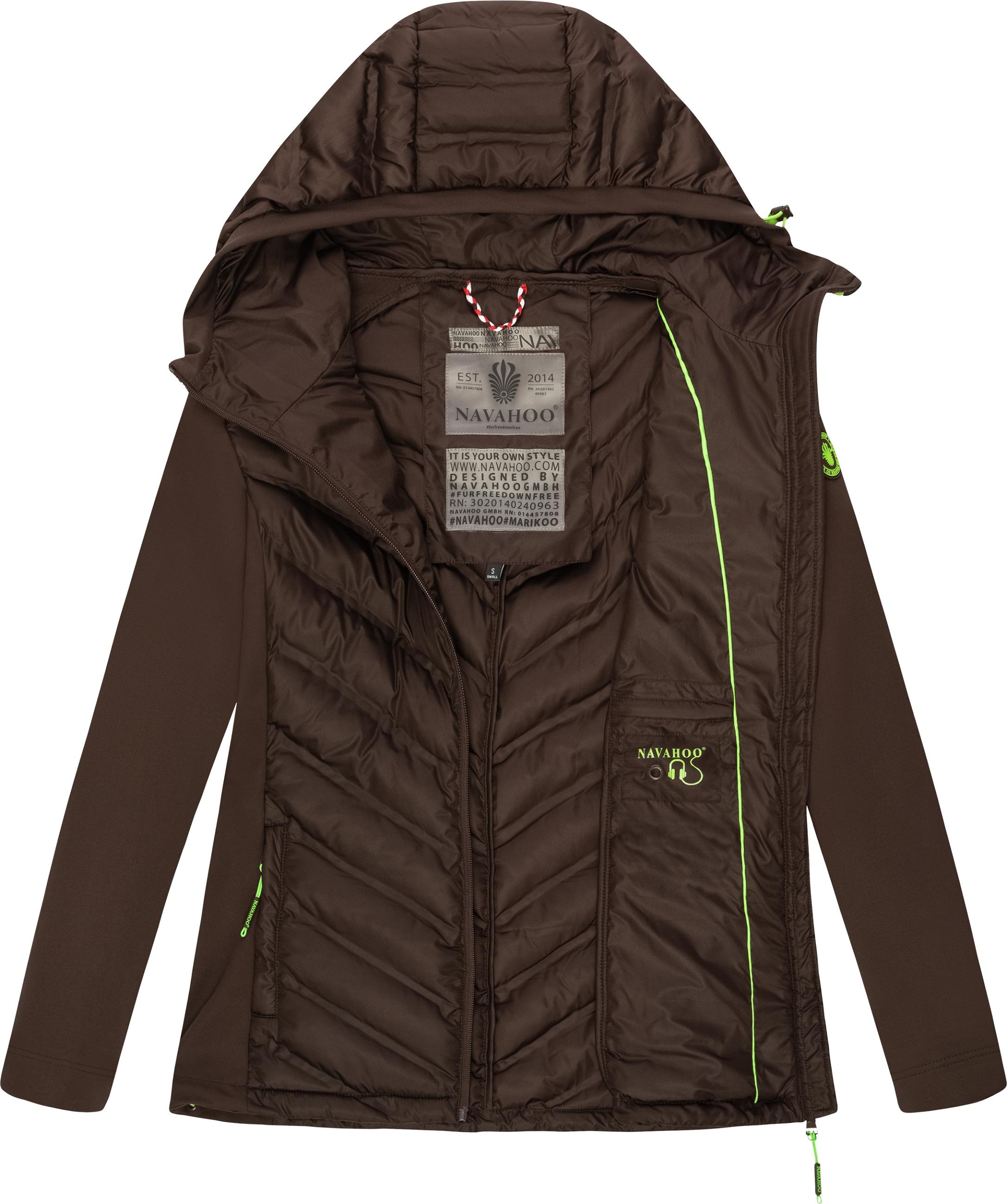Navahoo Outdoorjacke »Nimm Mich Mit«, mit Kapuze, stylische Übergangsjacke mit Kapuze
