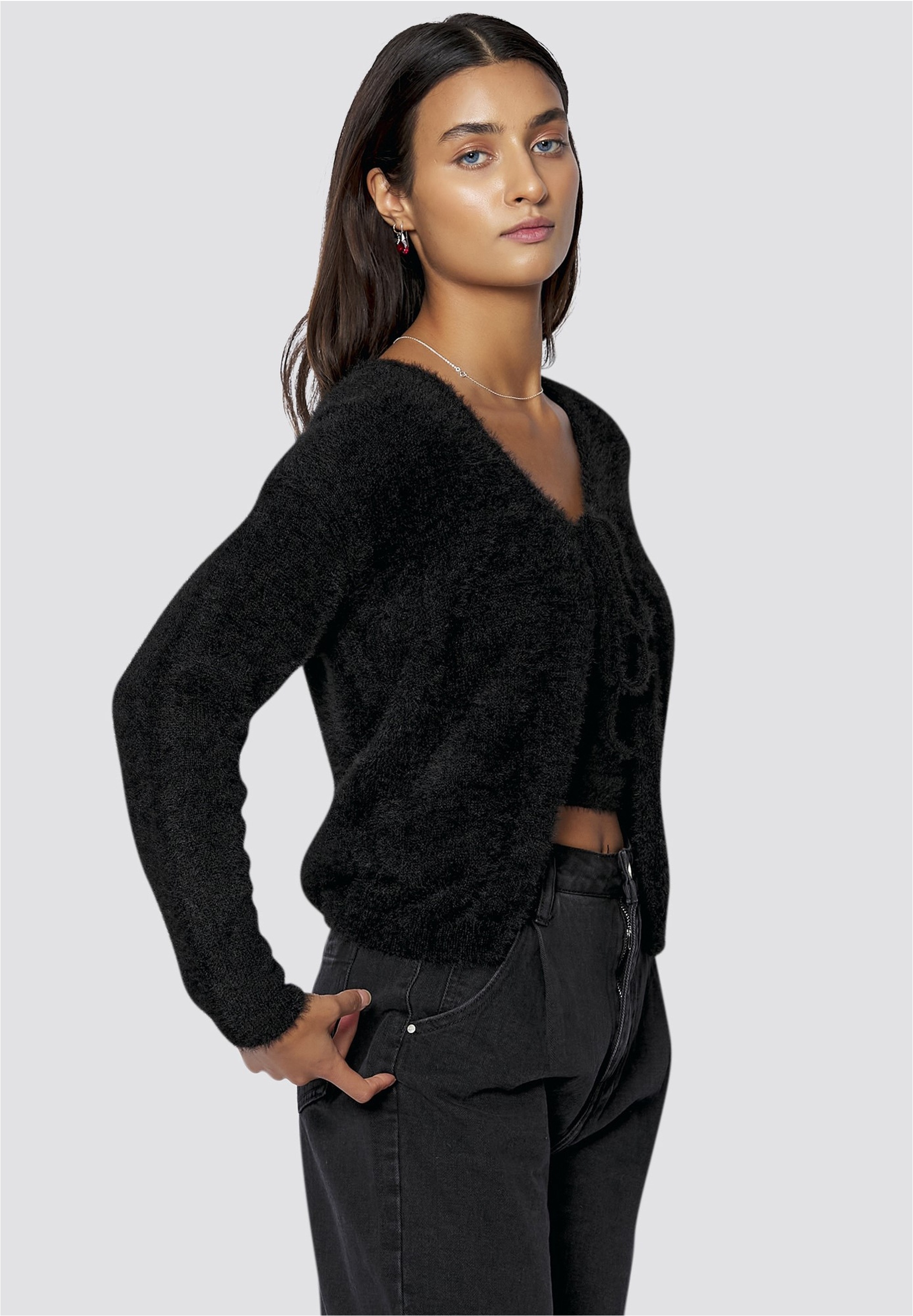 freshlions Strickjacke »Madison«, mit toller Binde-Funktion
