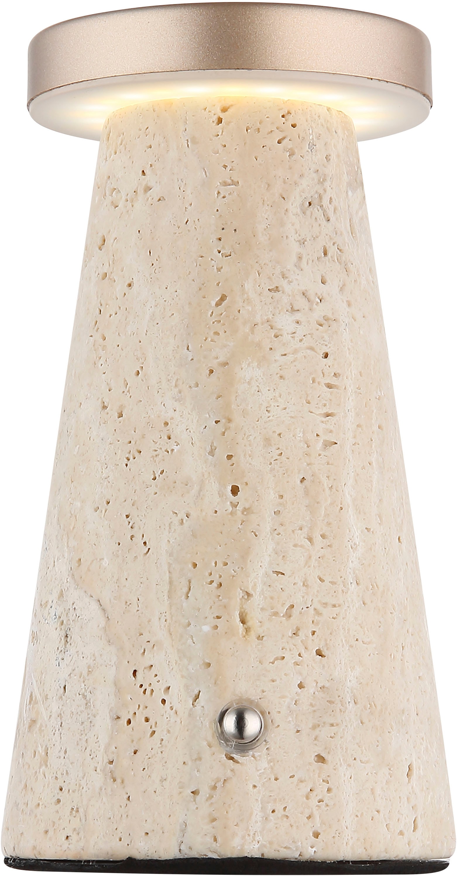 GLOBO LIGHTING Tischleuchte »ADINA« LED-Modul 1 Stk. Akku Tischleuchte für Wohn- & Schlafzimmer