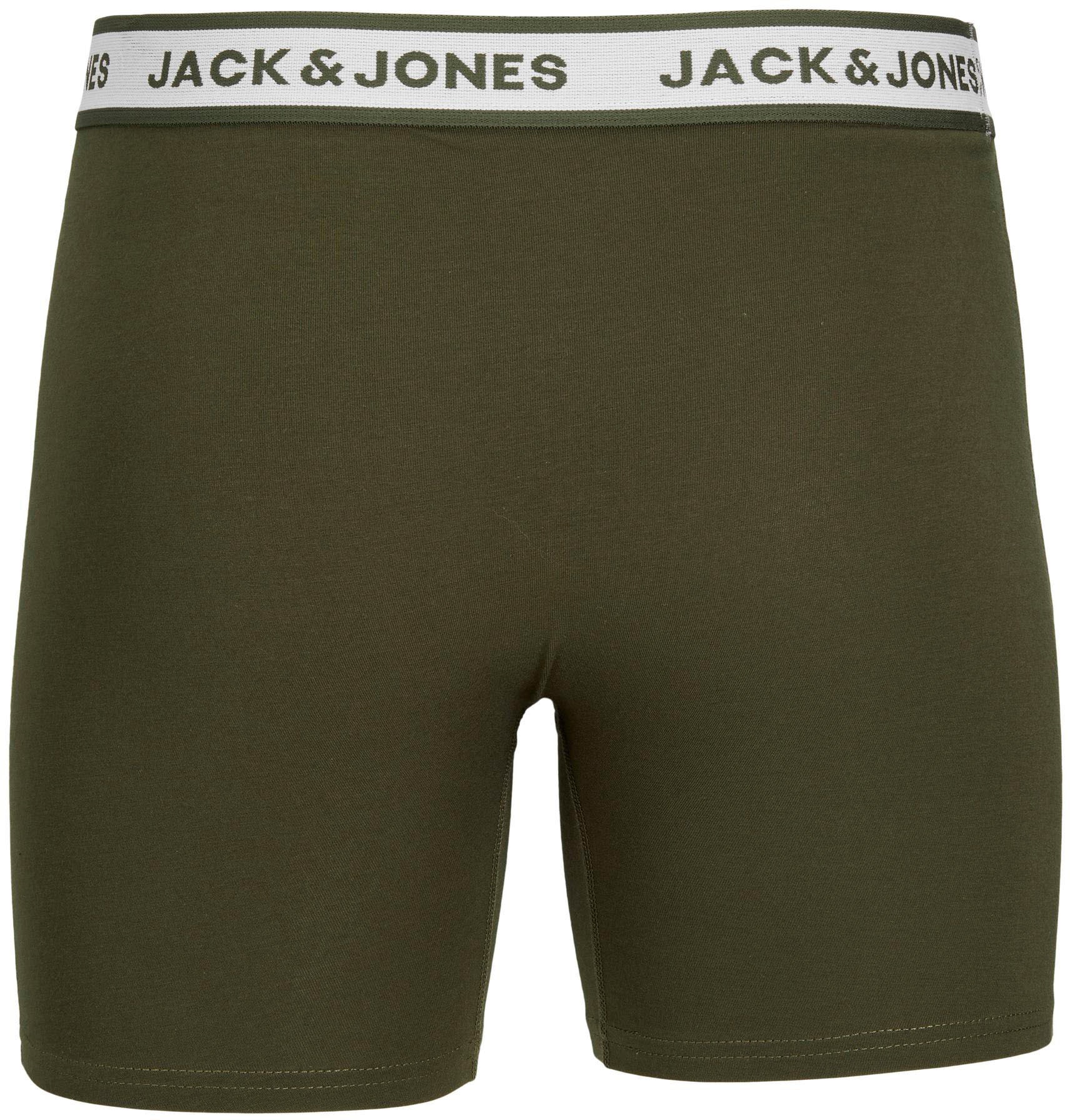 Jack & Jones Boxershorts »JJ JACSOLID BOXER BRIEFS 5 P«, (Packung, 5 St.)
