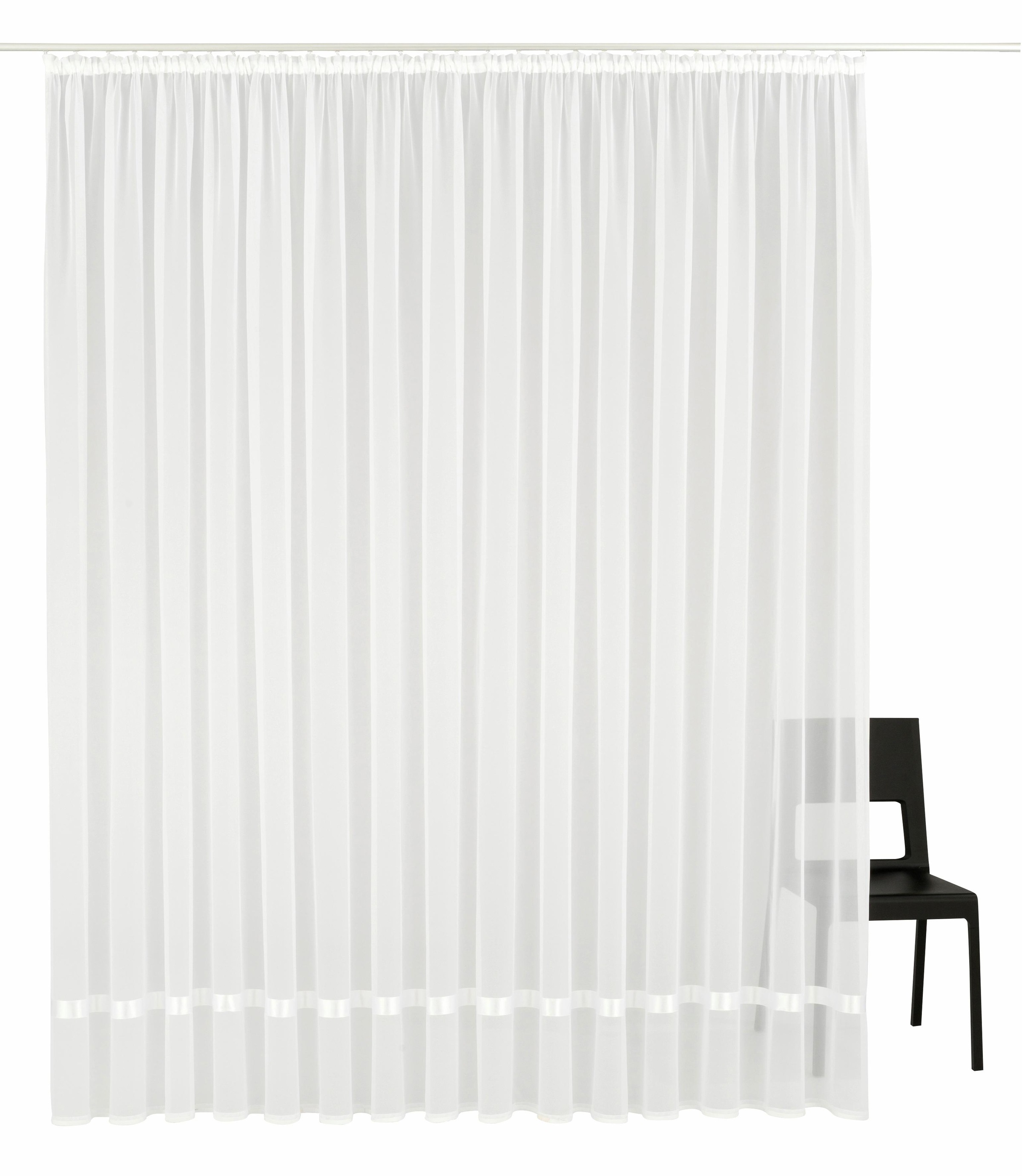 OTTO home Gardine "Eby" Kräuselband 1 Stk. tlg. Vorhang, Fertiggardine, Sto günstig online kaufen