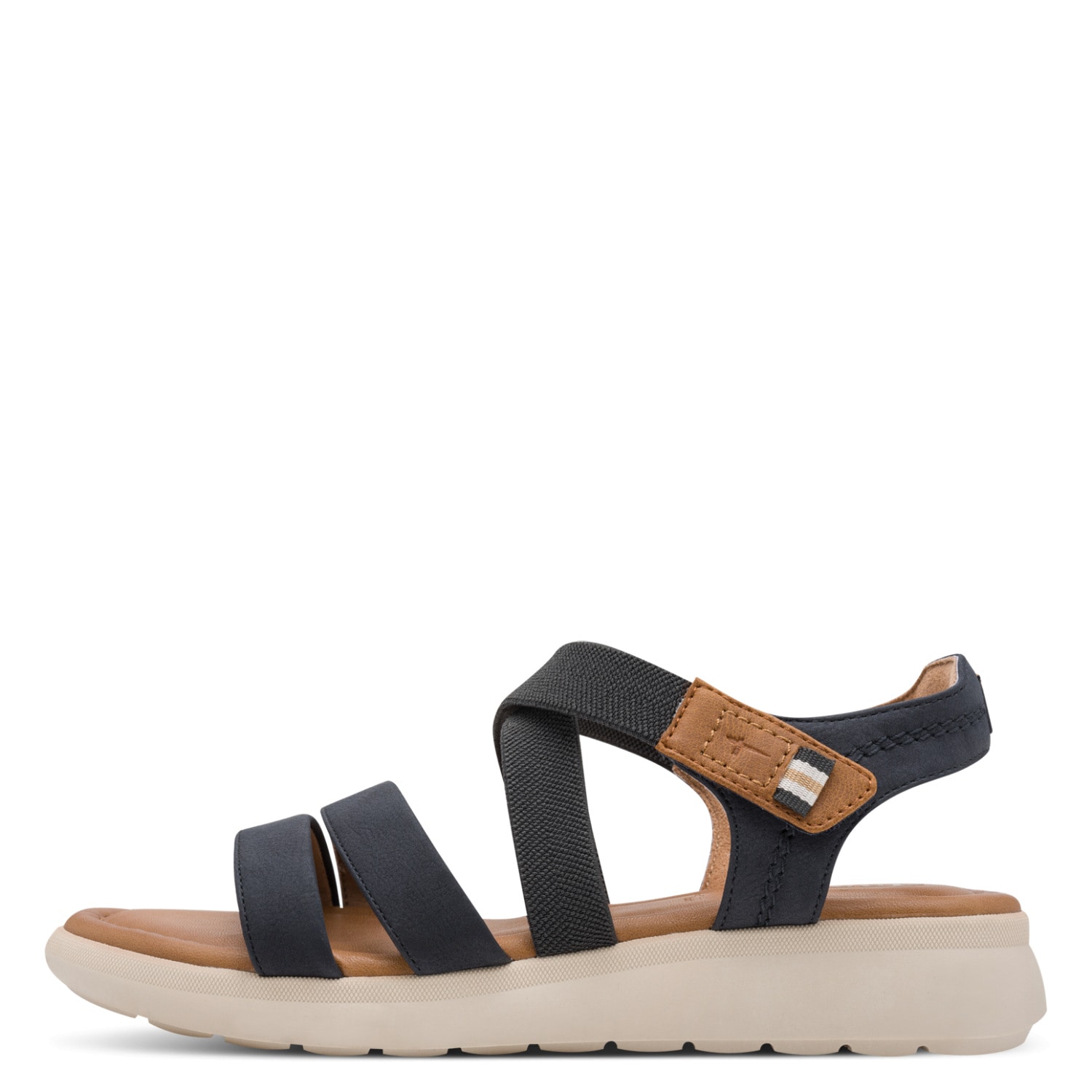 Tamaris Riemchensandale  Sommerschuh, Sandalette mit praktischem Klettverschluss