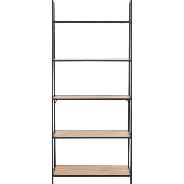 ACTONA GROUP Bücherregal, Metallgestell im Industrie-Look, mit 5  Einlegeböden, Breite 77 cm kaufen | BAUR