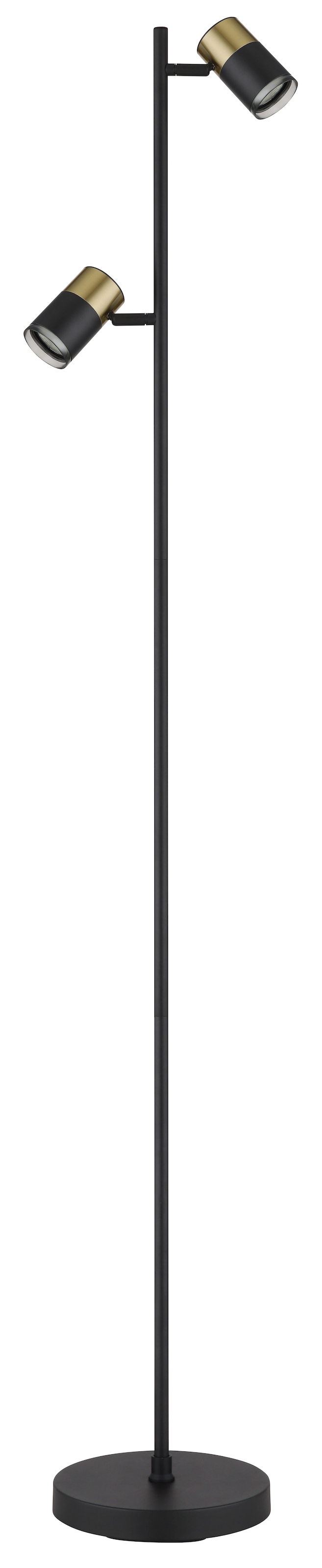 GLOBO LIGHTING Stehlampe »BRISBON«, Leuchtmittel GU10 | ohne Leuchtmittel, Fußtrittschalter