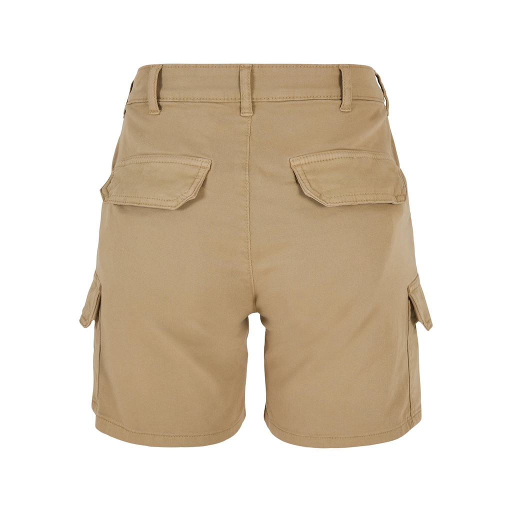 URBAN CLASSICS Cargohose »Urban Classics Damen Ladies High Waist Cargo Shorts«, (1 tlg.)