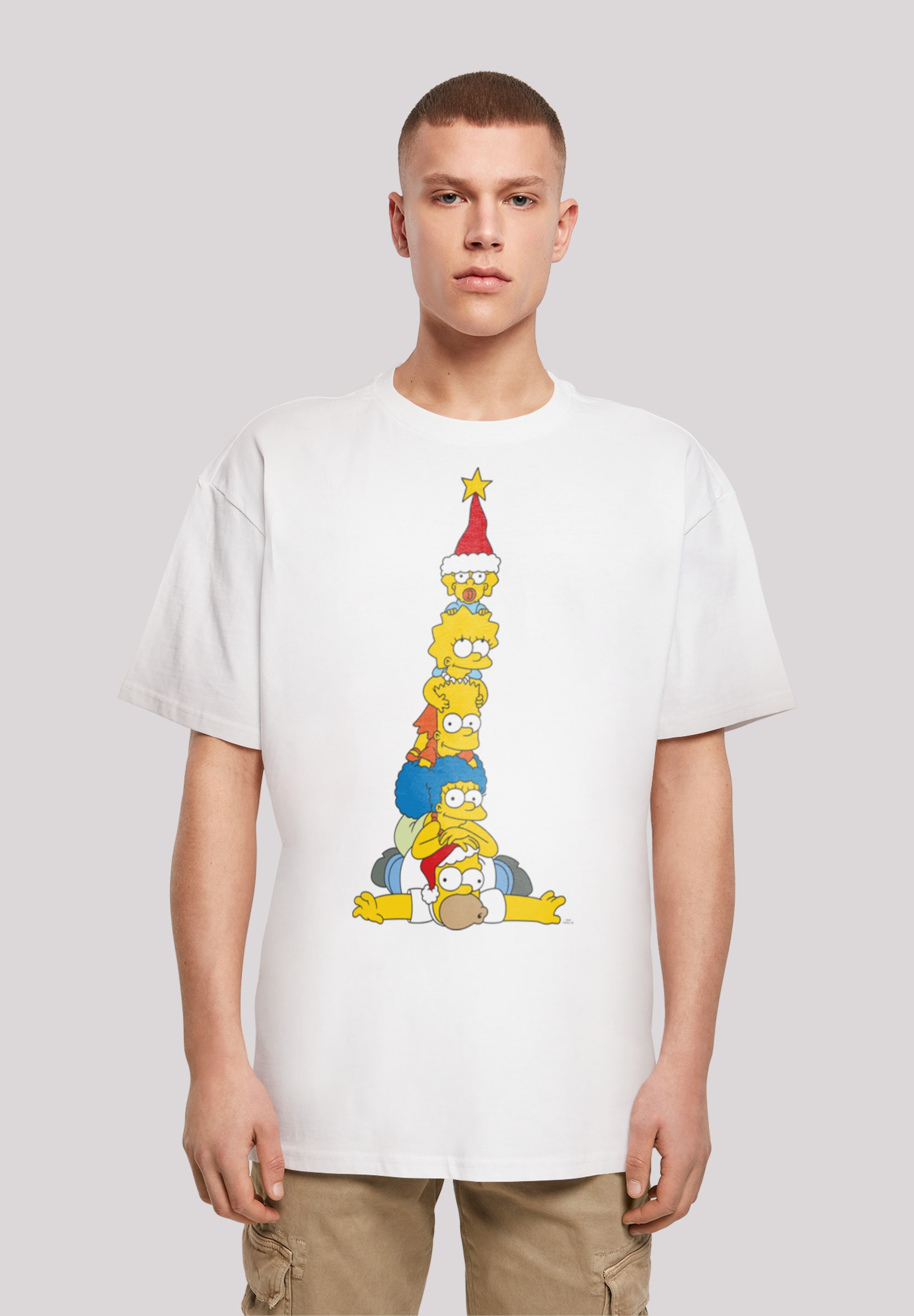 F4NT4STIC T-Shirt »The Christmas ▷ BAUR | Family kaufen Weihnachtsbaum«, Print Simpsons