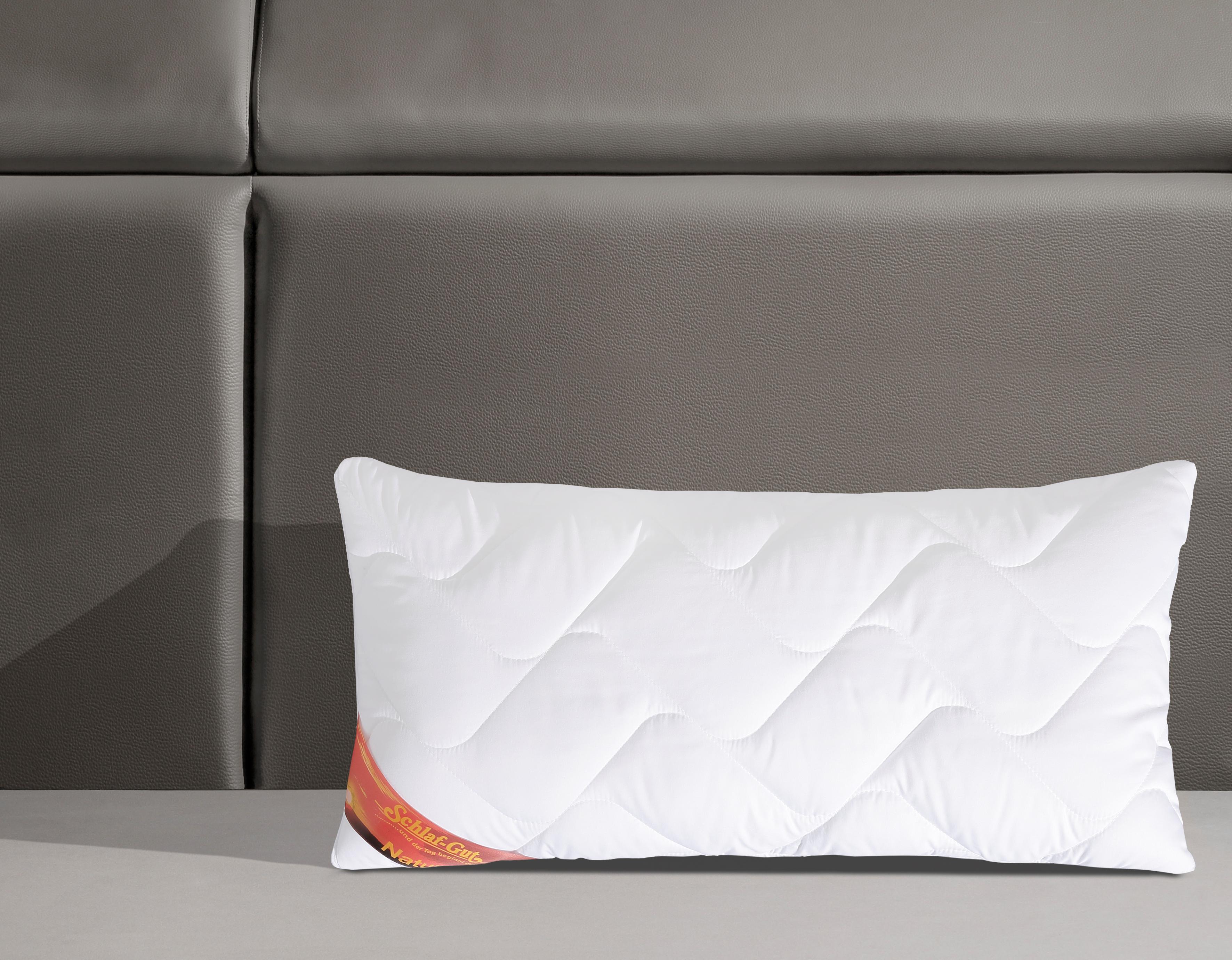 Thumbnail - Schlaf-Gut Microfaserkissen "Proneem m. MF-Bezug" 1 Stk. tlg. Wirksam gegen Milben (von Hohenstein getestet)