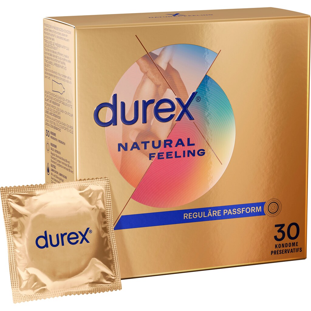 durex Kondome »Natural Feeling«, (Packung, 30 St.)