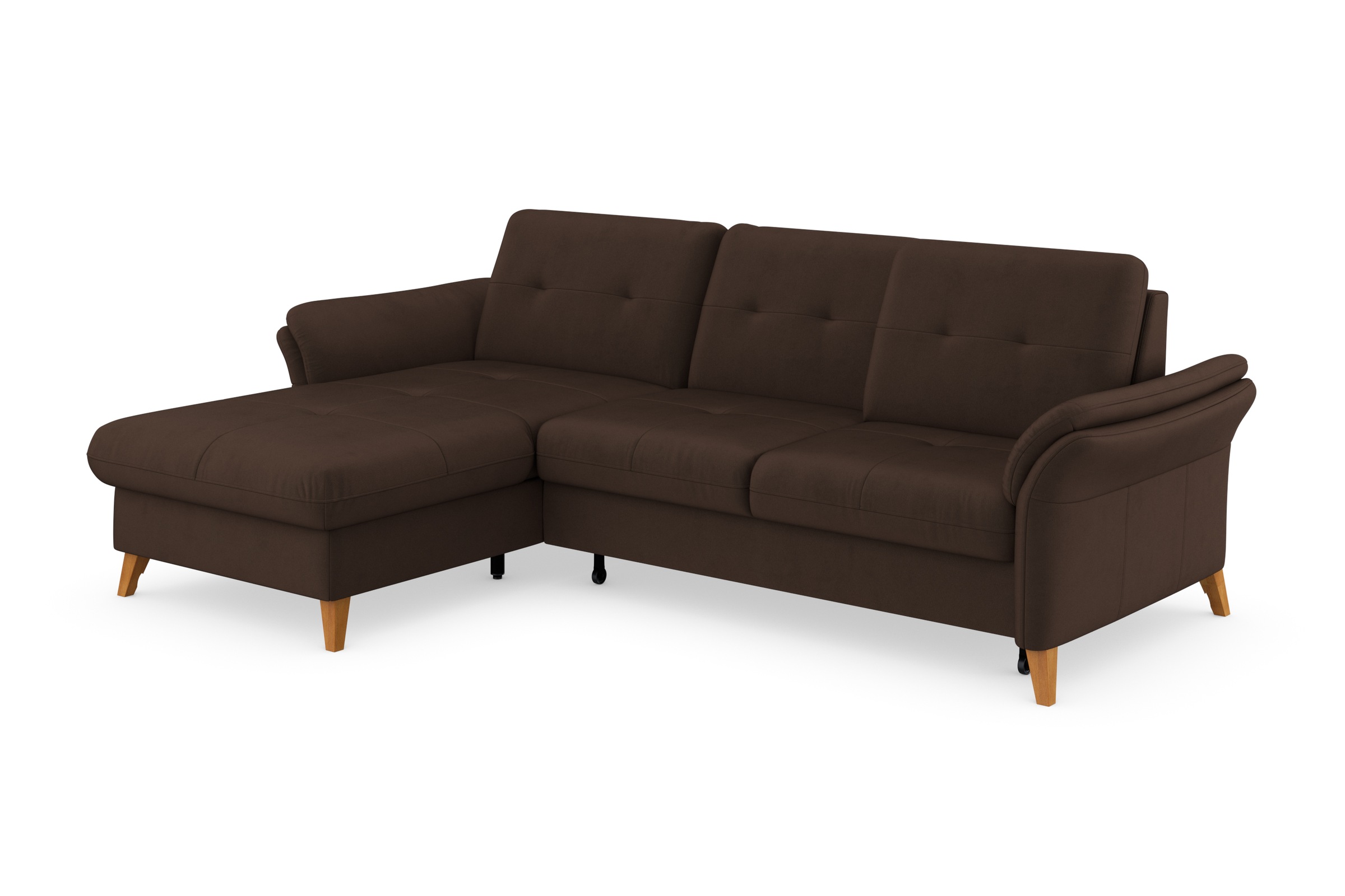 sit&more Ecksofa »Göteborg«, Sitztiefenverstellung und Federkern, wahlweise mit Bettfunktion