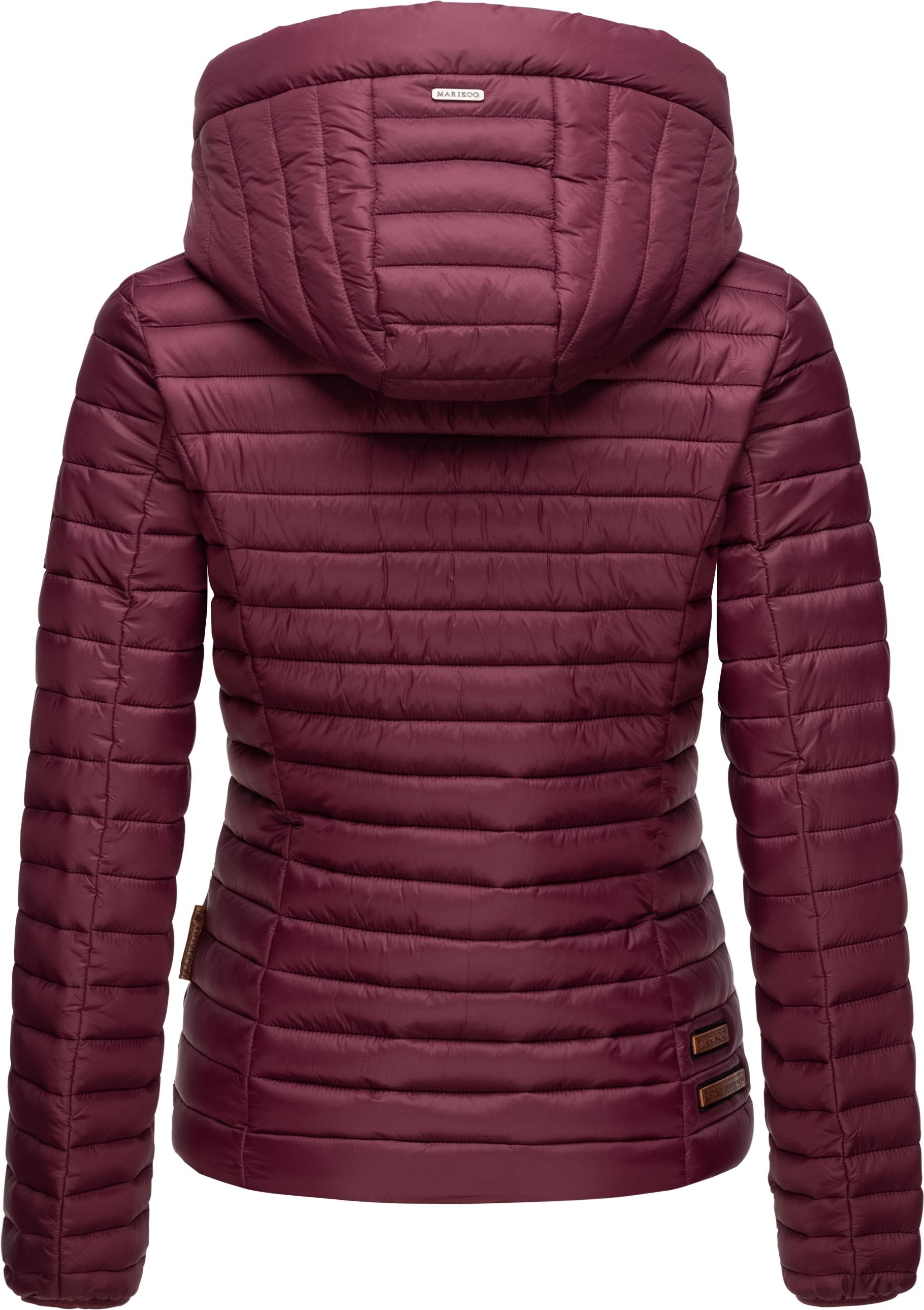 Marikoo Steppjacke »Löwenbaby«, mit Kapuze, stylische Übergangsjacke mit abnehmbarer Kapuze