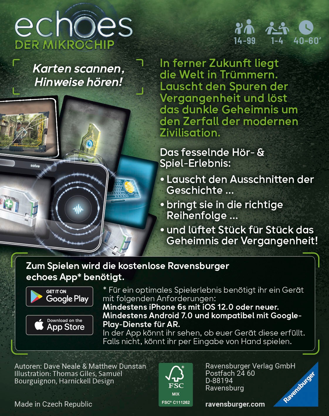 Ravensburger Spiel »echoes - Der Mikrochip«, Made in Europe