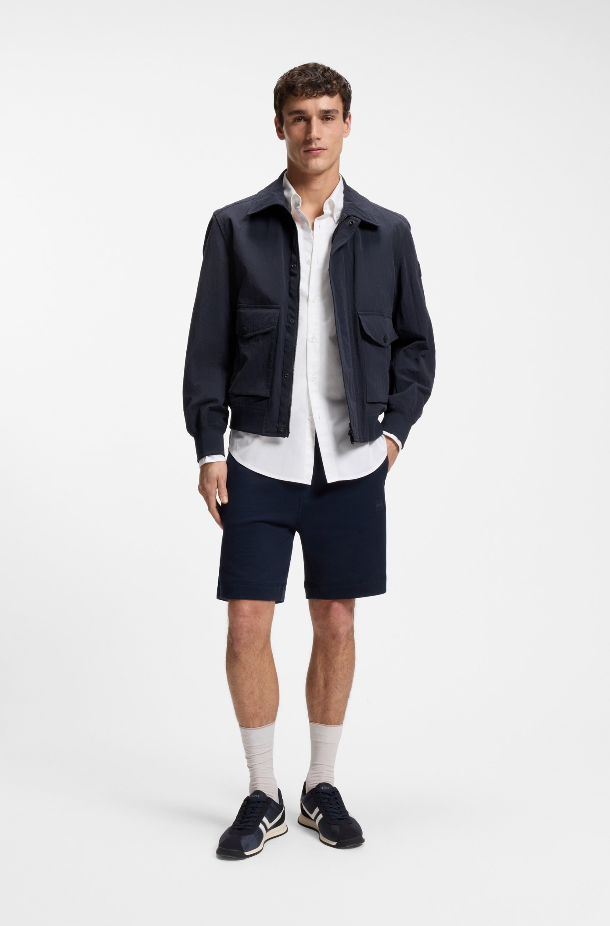 BOSS ORANGE Blouson »Ocruise« Aviator-Stil, wasserabweisend, Relaxed Fit