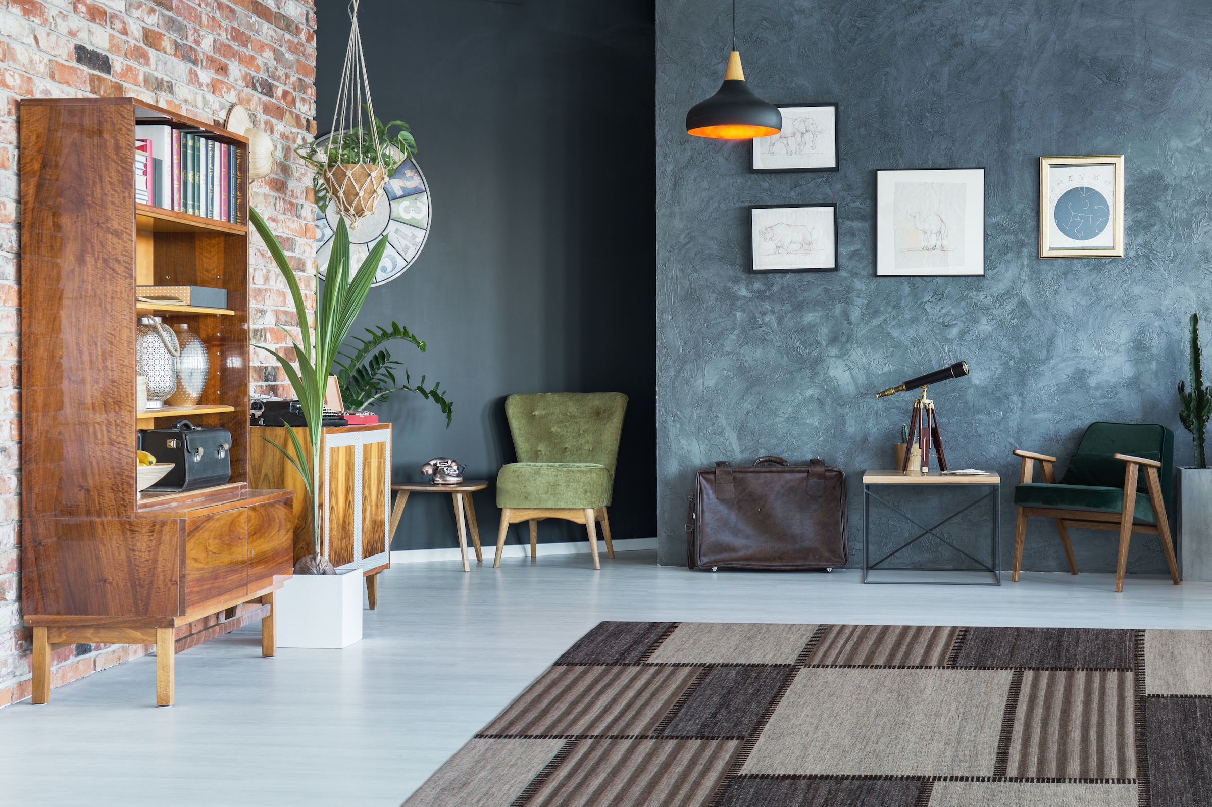 Kayoom Teppich »Phoenix 112«, rechteckig, 6 mm Höhe, Dezenter Jacquard-Teppich, Flachflor, Aus pflegeleichten Materialien