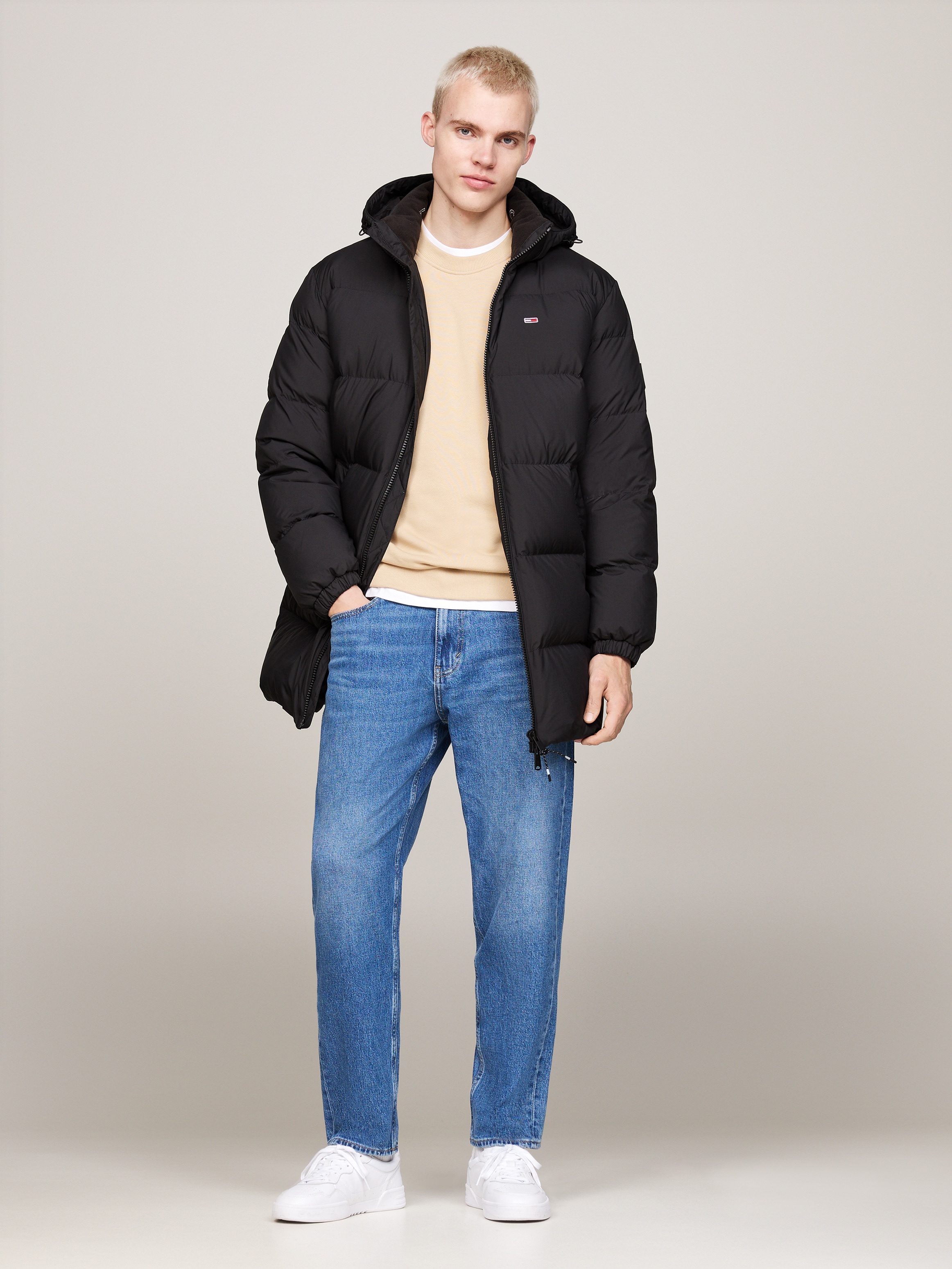 Tommy Jeans Steppjacke "TJM ESSENTIAL DOWN PARKA" mit Kapuze Daunenjacke, Ü günstig online kaufen
