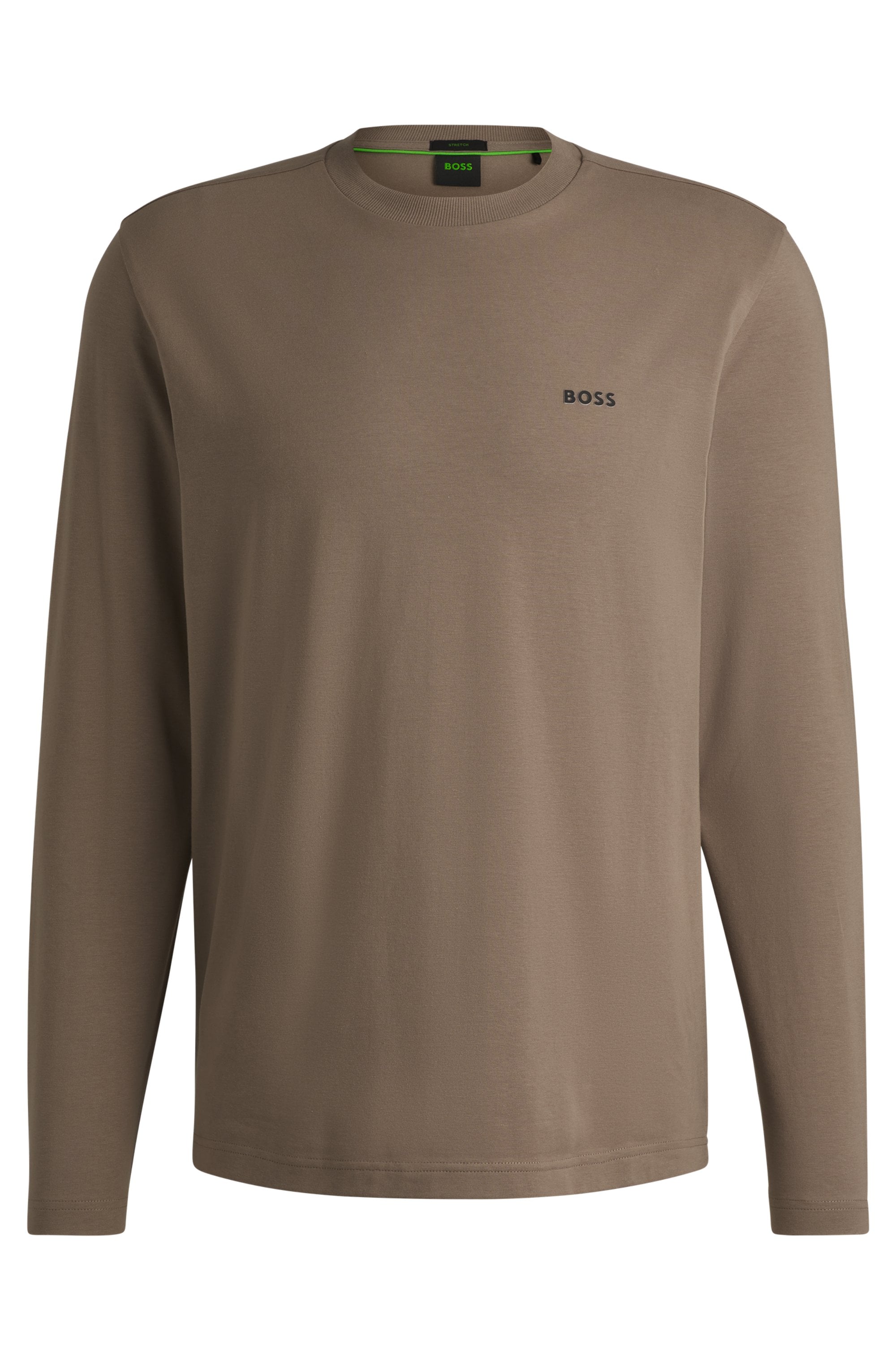 BOSS GREEN Langarmshirt »Tee Long«, mit Rundhalsausschnitt
