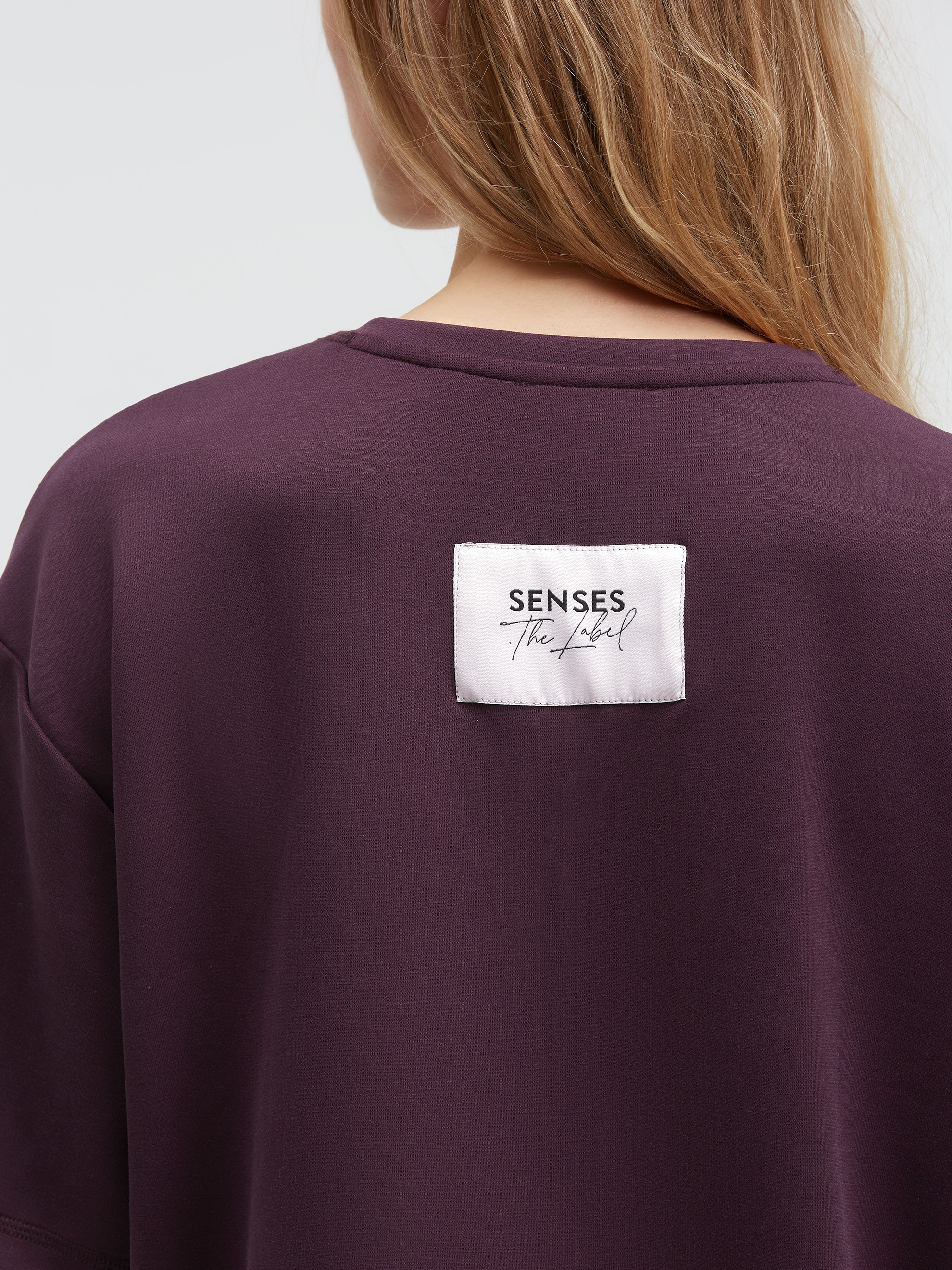 SENSES.THE LABEL Sweater , mit abgerundeten Saum
