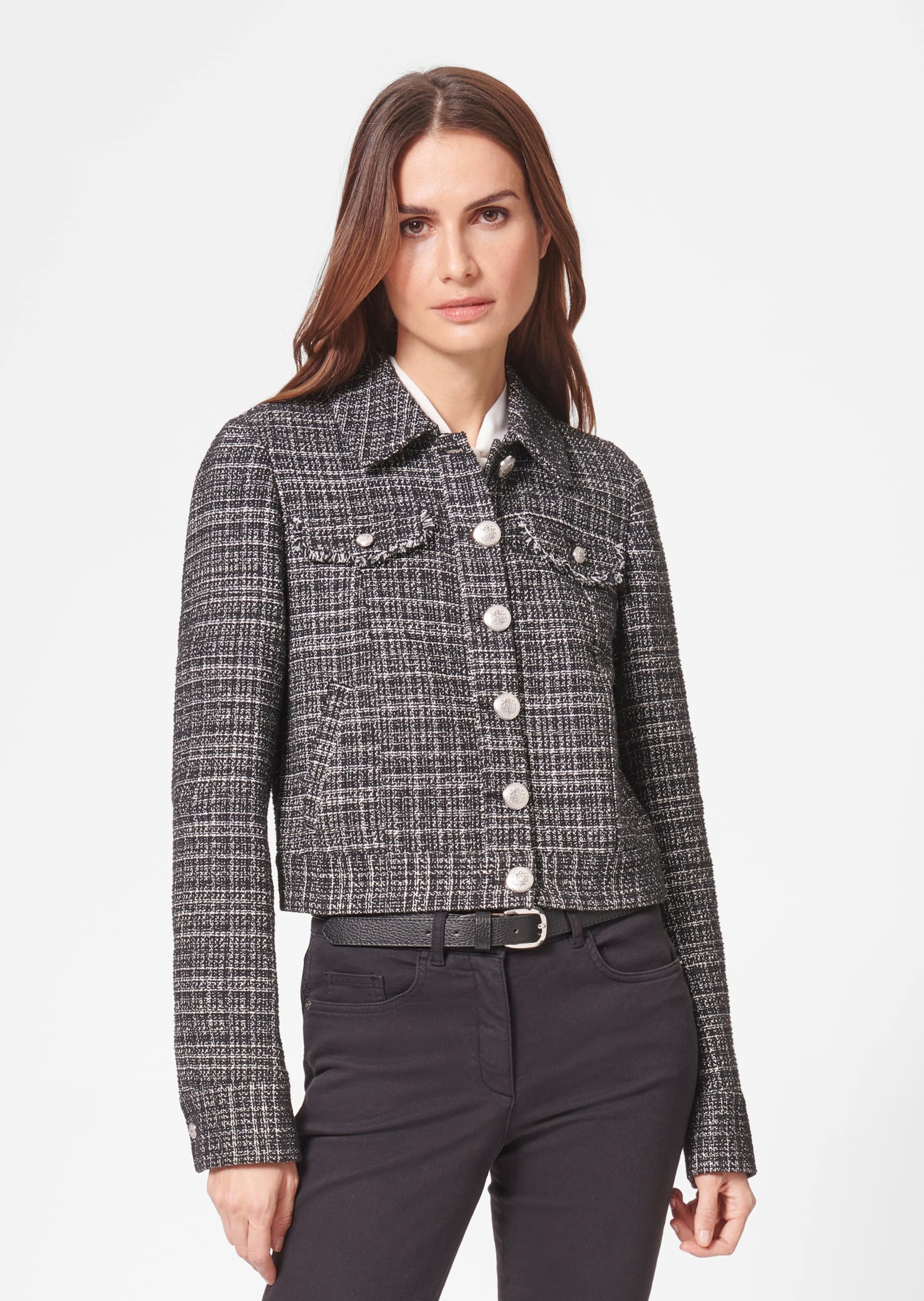 MADELEINE Outdoorjacke »Jacke Kurze Tweedjacke«