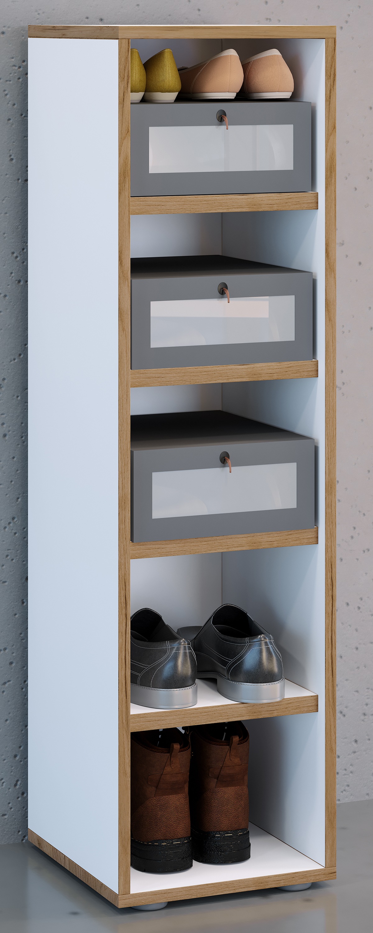 VCM Schuhregal »Holz Regal Schuhschrank Schuhregal Salia B30«