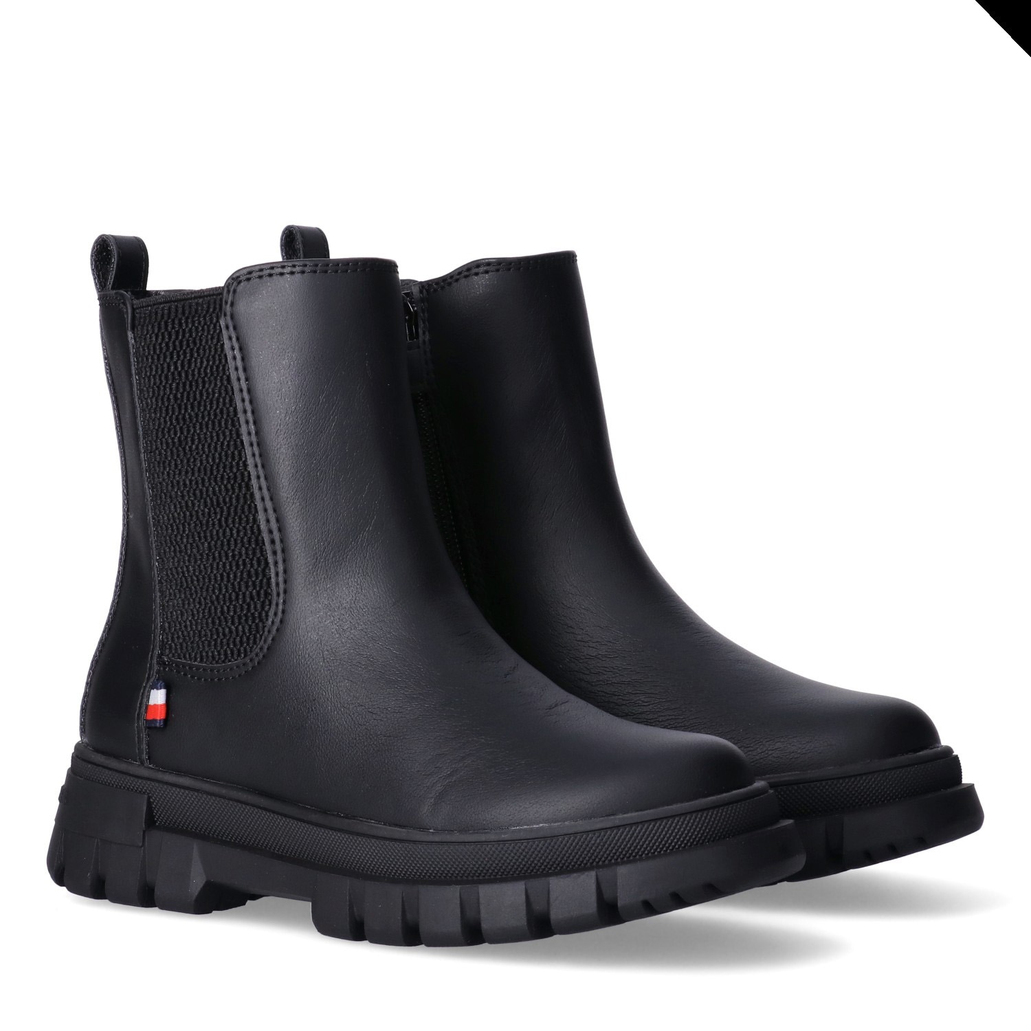Tommy Hilfiger Chelseaboots Herbstboots, Stiefelette mit Stretcheinsatz an der Außenseite