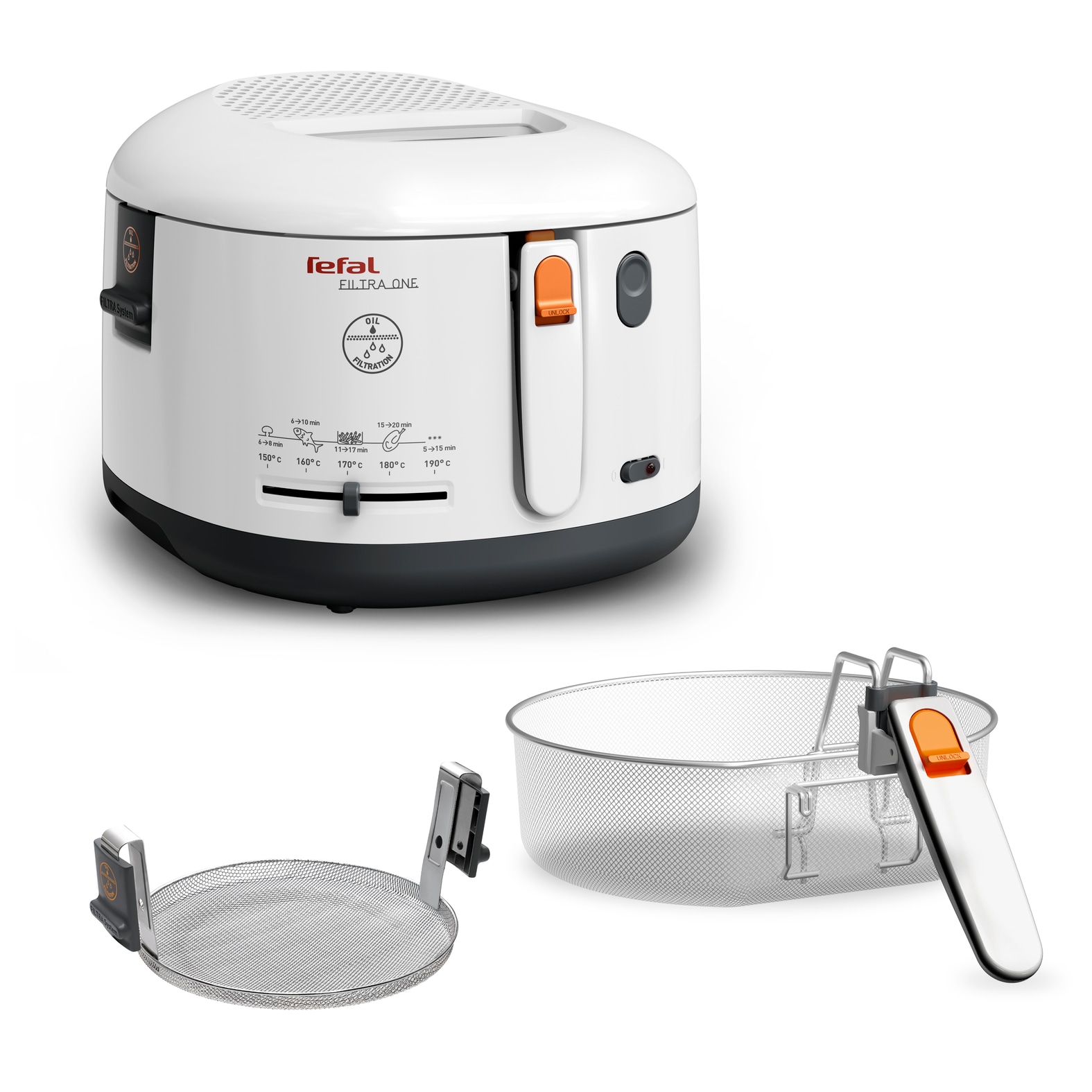 Tefal Fritteuse "One Filtra" 1900 W 1,2 Kg, Auffangsieb für Frittierreste, günstig online kaufen