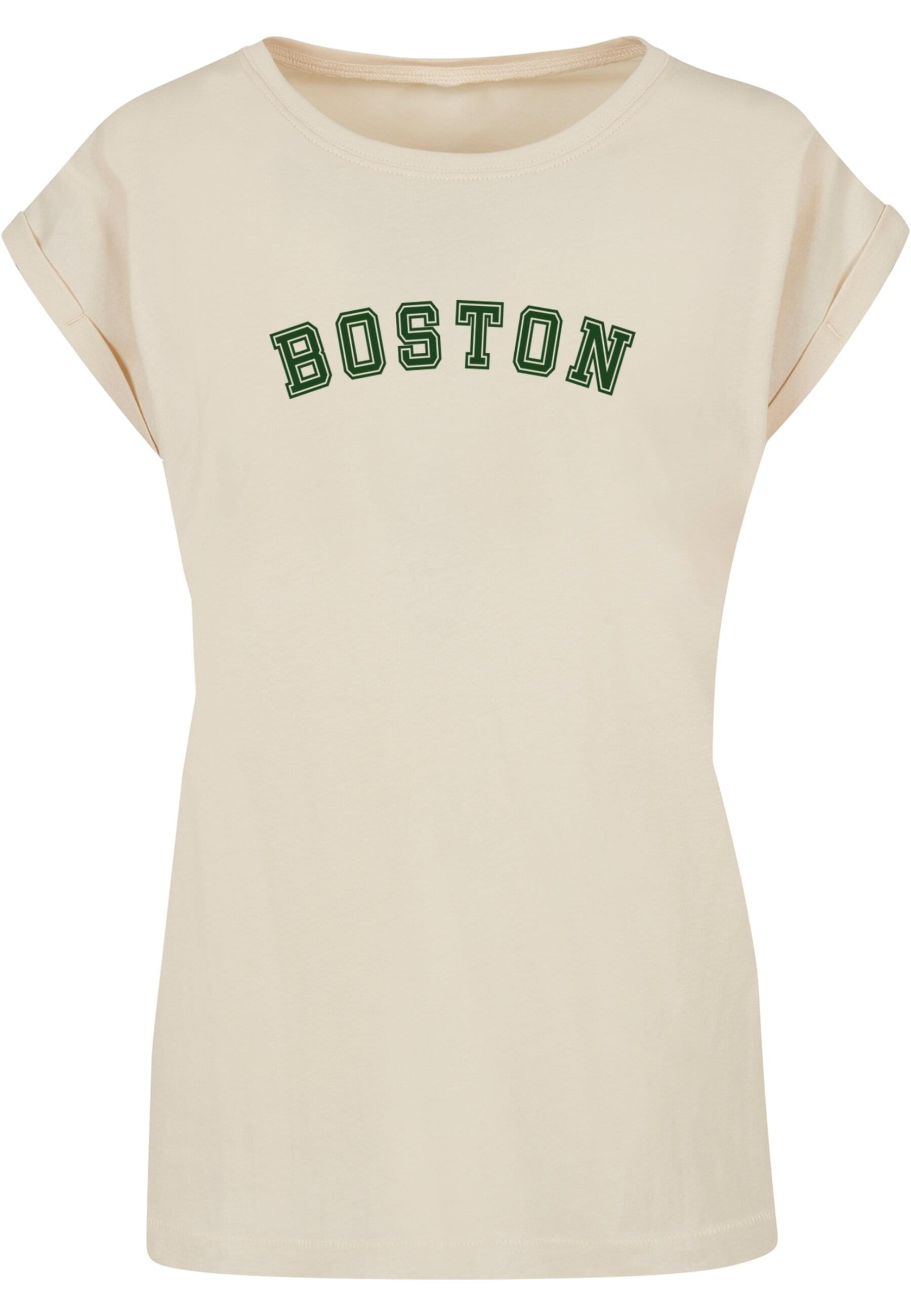 T-Shirt »Merchcode Damen Ladies Boston Extended Shoulder Tee«, (1 tlg.)
