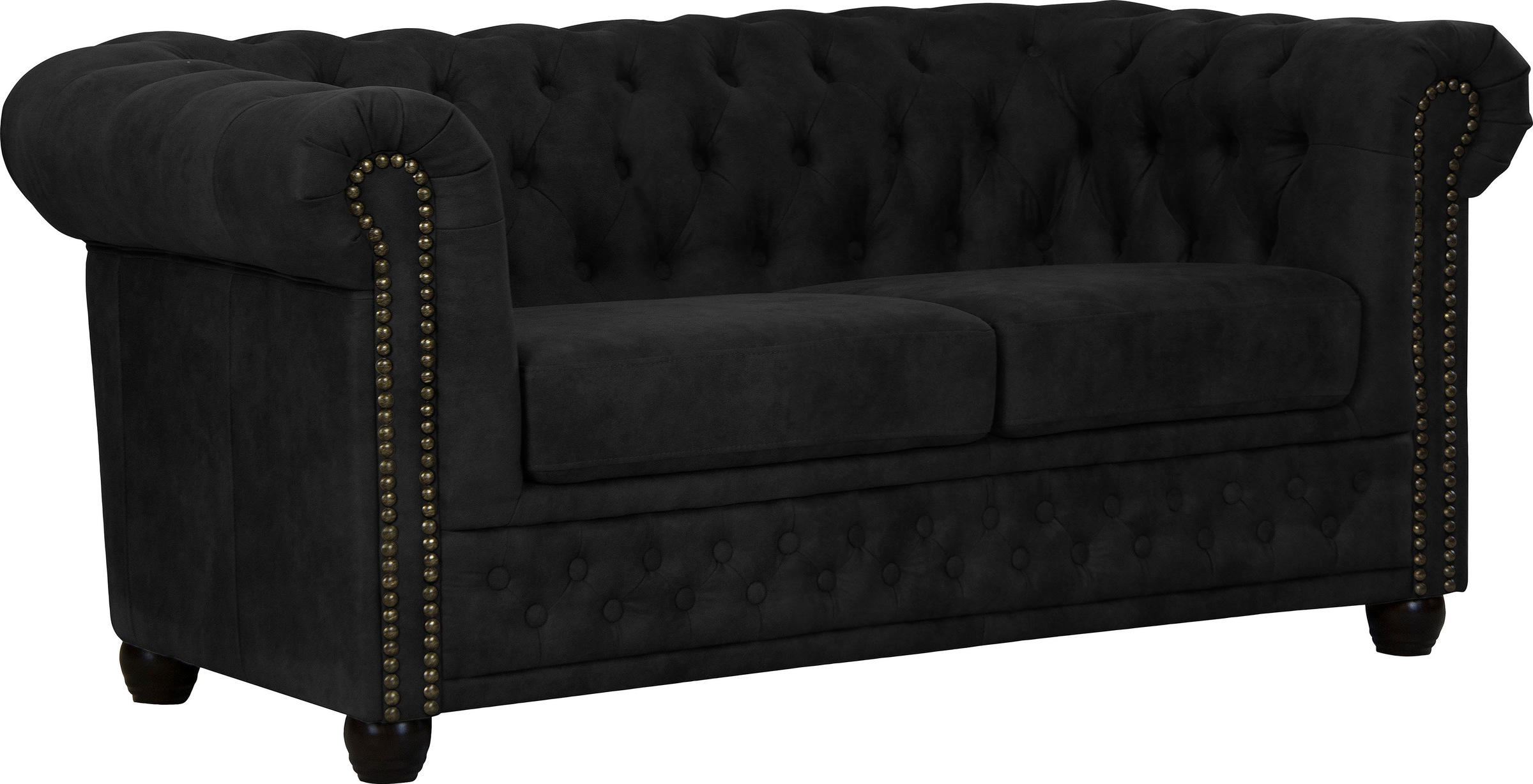 Home affaire Chesterfield-Sofa »Rysum«, Chesterfield-Optik, in 2 Bezugsqualitäten