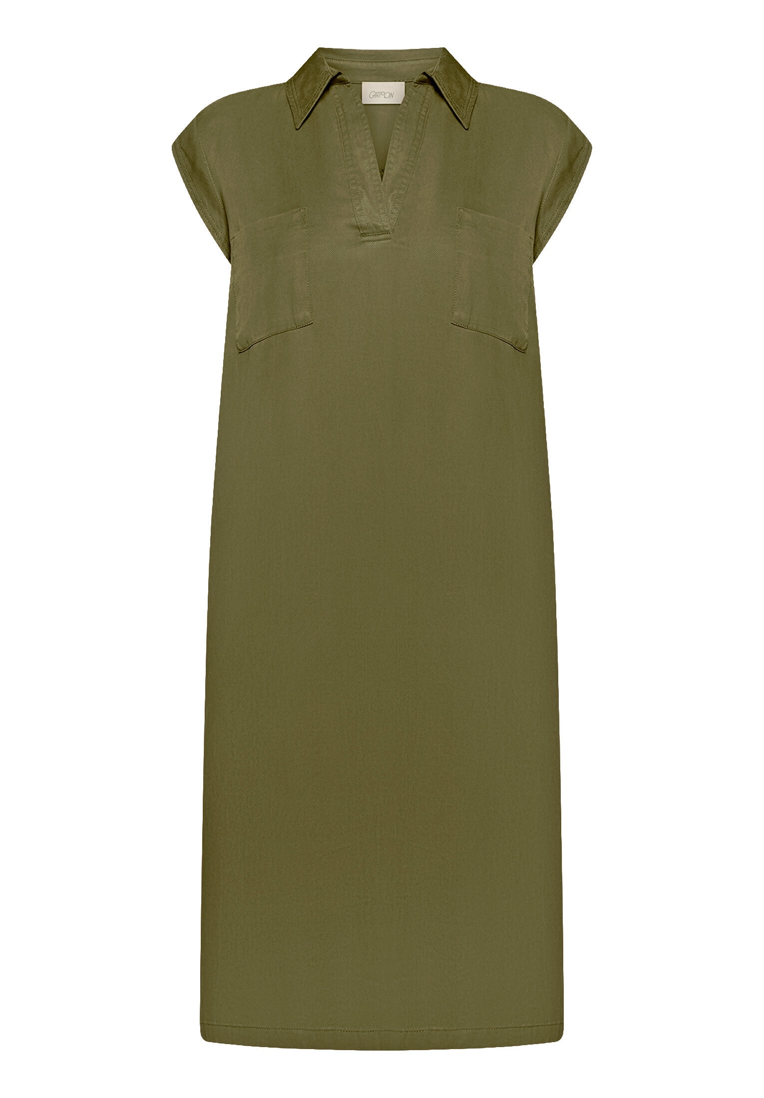 Cartoon Druckkleid »Damen mit Kragen« Ohne Tasche
