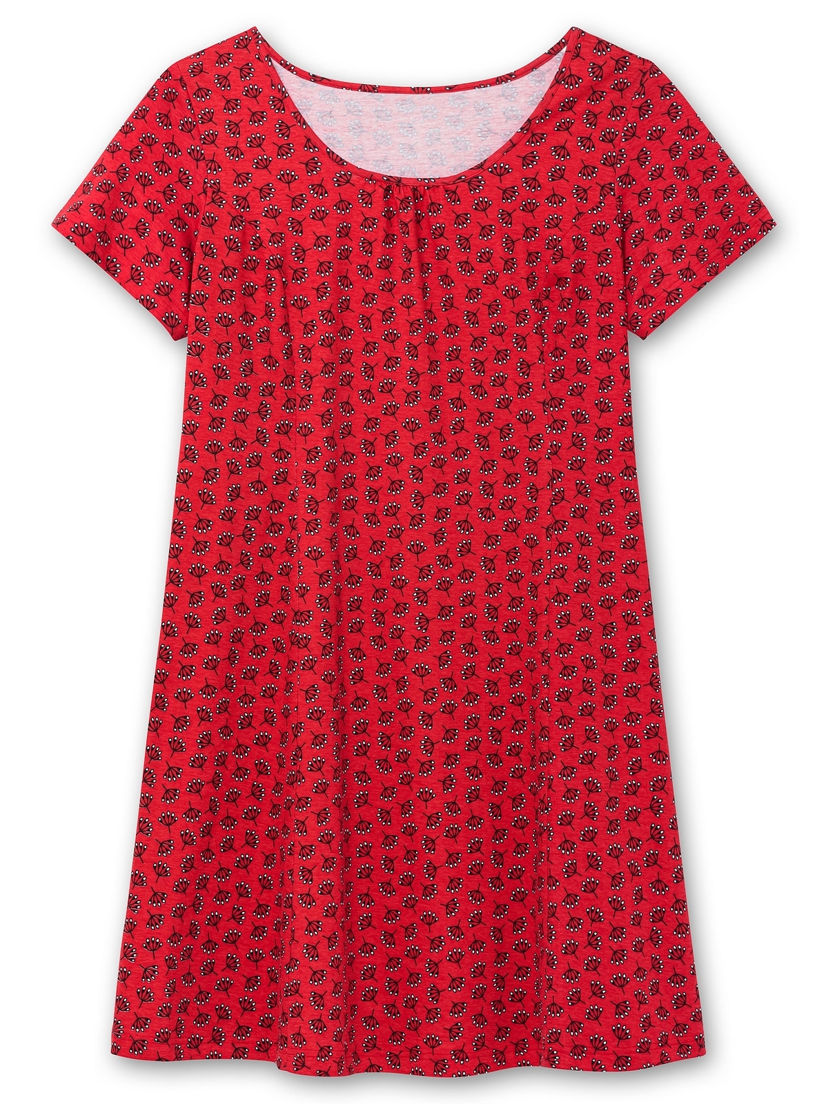 Sheego Jerseykleid »Große Größen«, mit schwingendem Rockteil