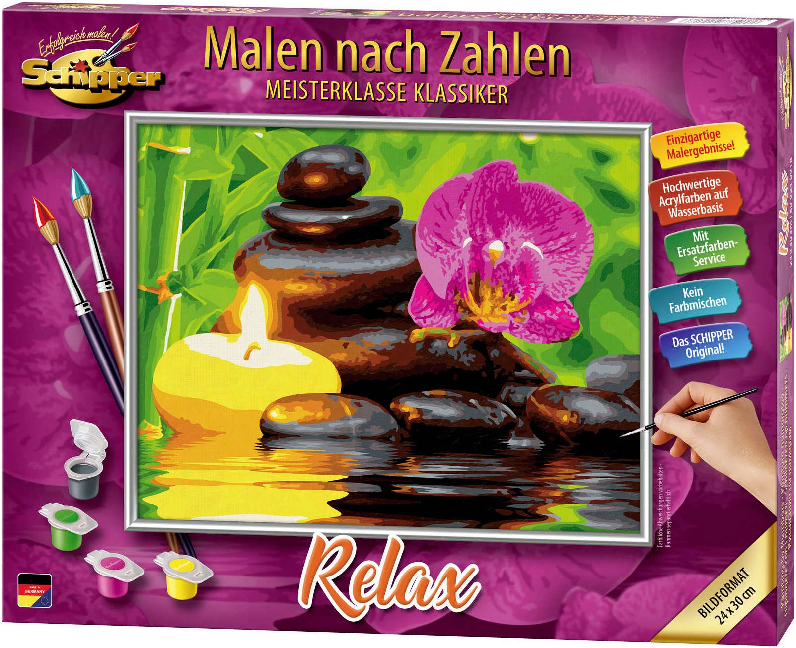 Schipper Malen nach Zahlen »Meisterklasse Klassiker, Relax«, Made in Germany