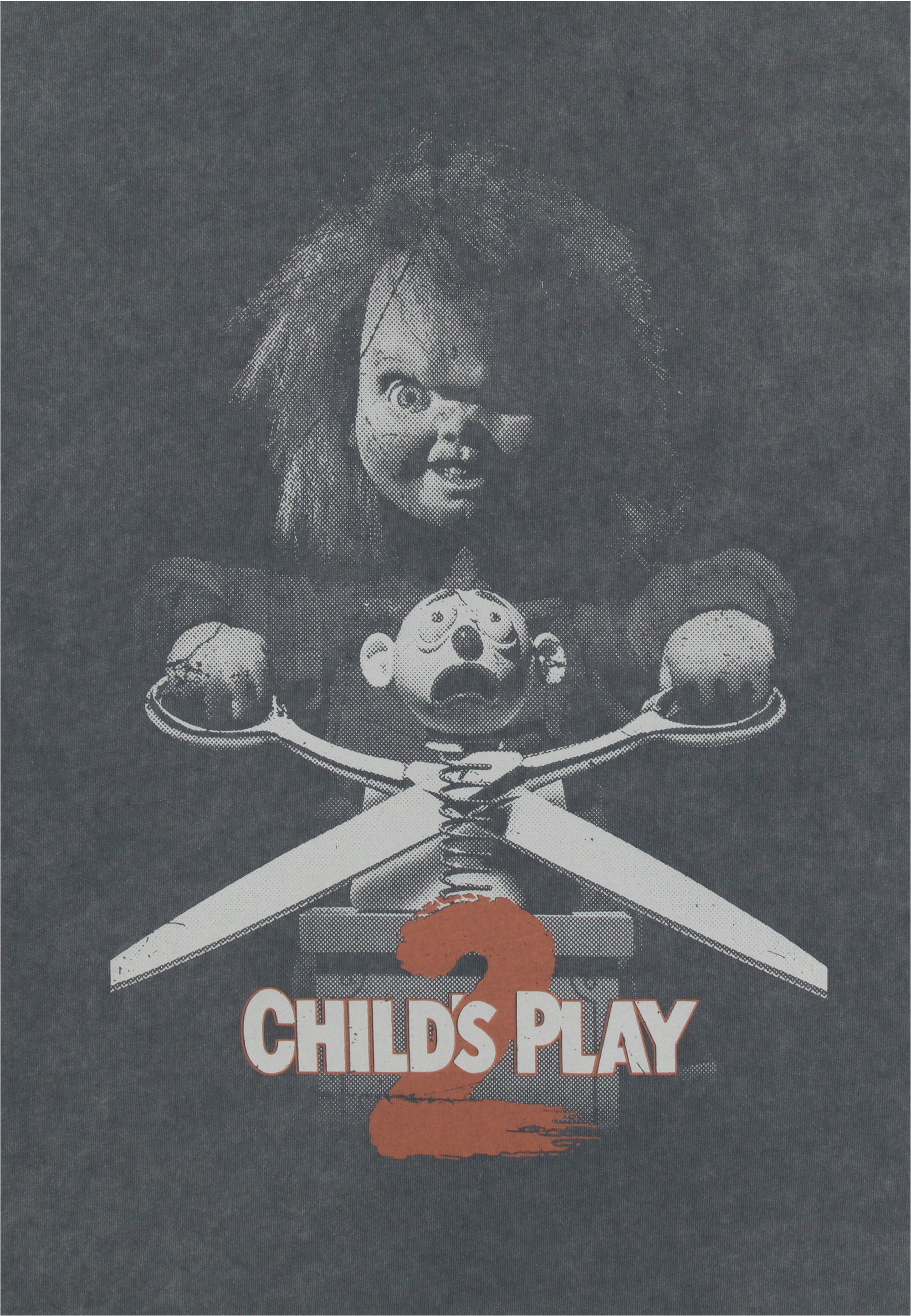 Recovered T-Shirt »Chucky 2 Childs Play«, (1 tlg.), mit gruseligem Chucky-Print
