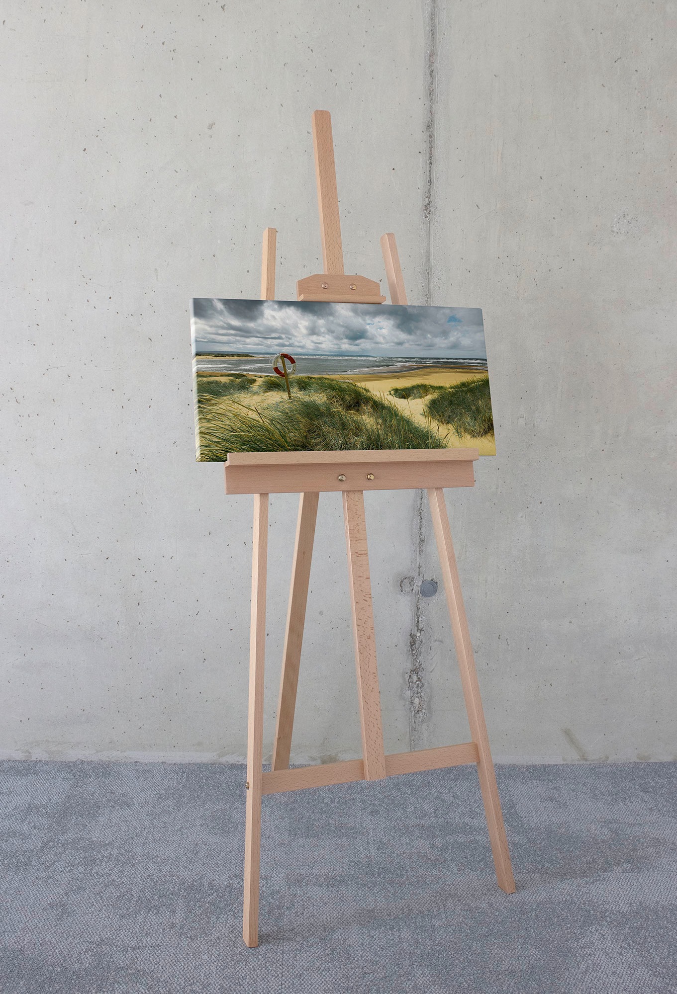 Komar Leinwandbild »Stormy Days«, Baum-Blätter-Natur-Berge-Blumen-Foto-Jahreszeiten-Landschaft-Meer-Strand-Palmen, (1 St.), 60x30 cm (Breite x Höhe), Keilrahmenbild