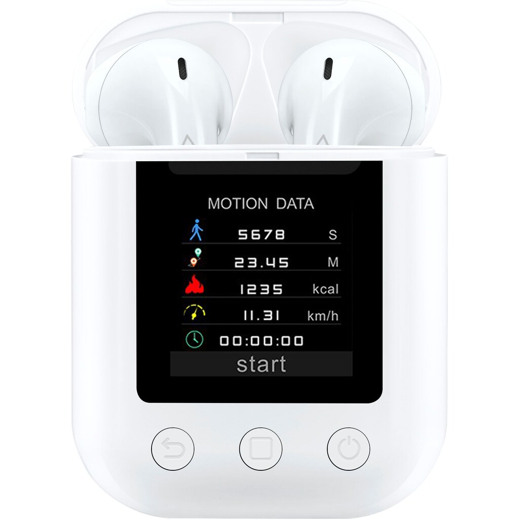 Denver wireless In-Ear-Kopfhörer »TWM-850 Earbuds mit MP3-Player«, Bluetooth, True Wireless