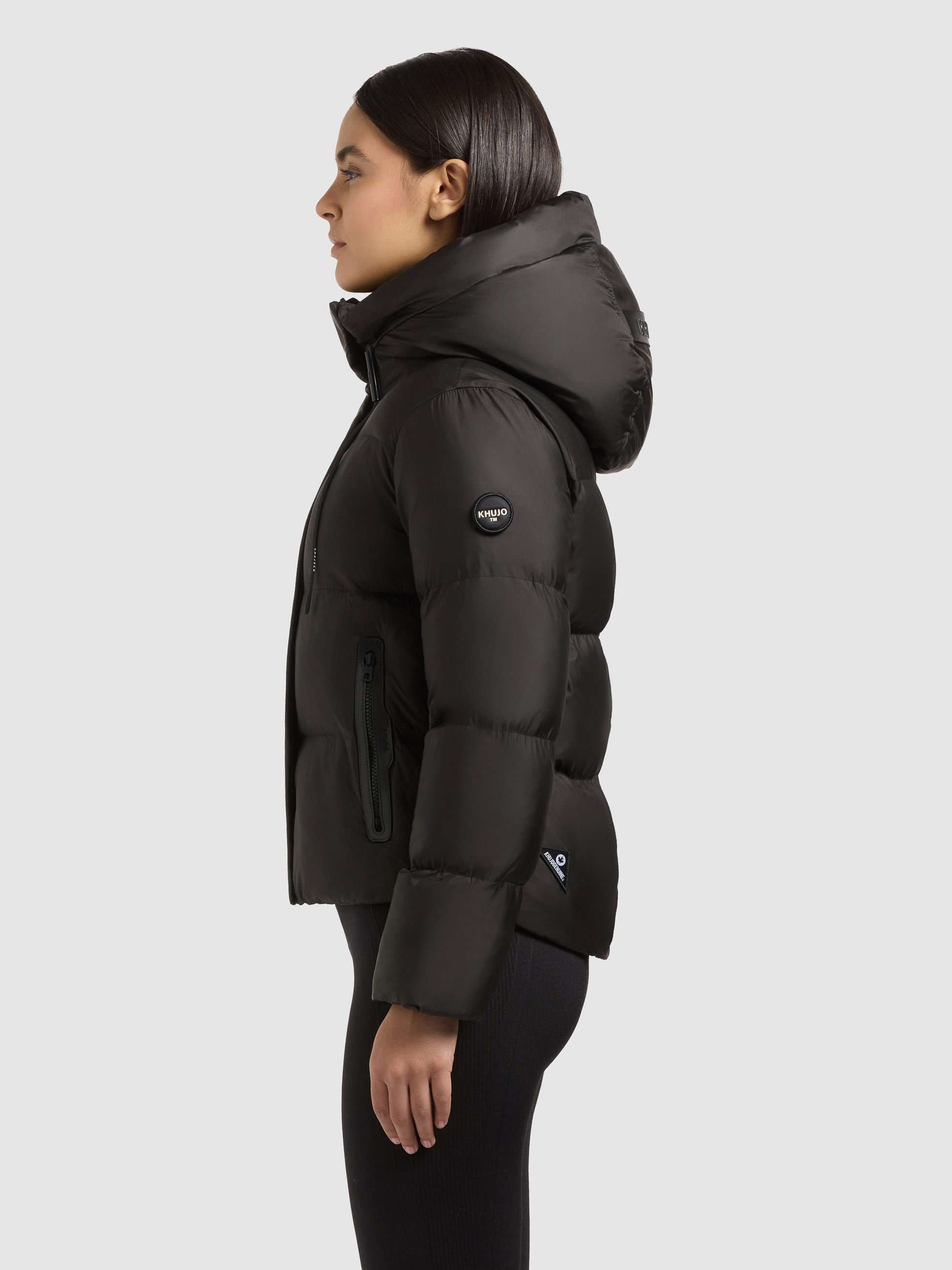 khujo Steppjacke »ENITS2 SHINY« mit Kapuze