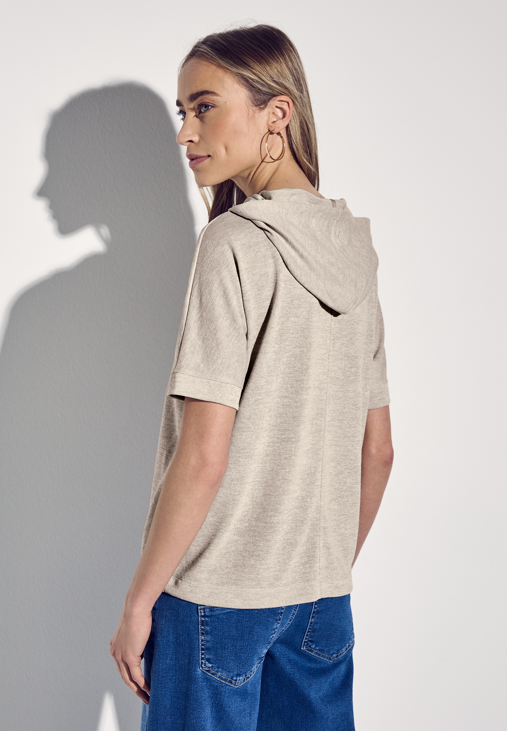 STREET ONE Kapuzenshirt, mit Wording