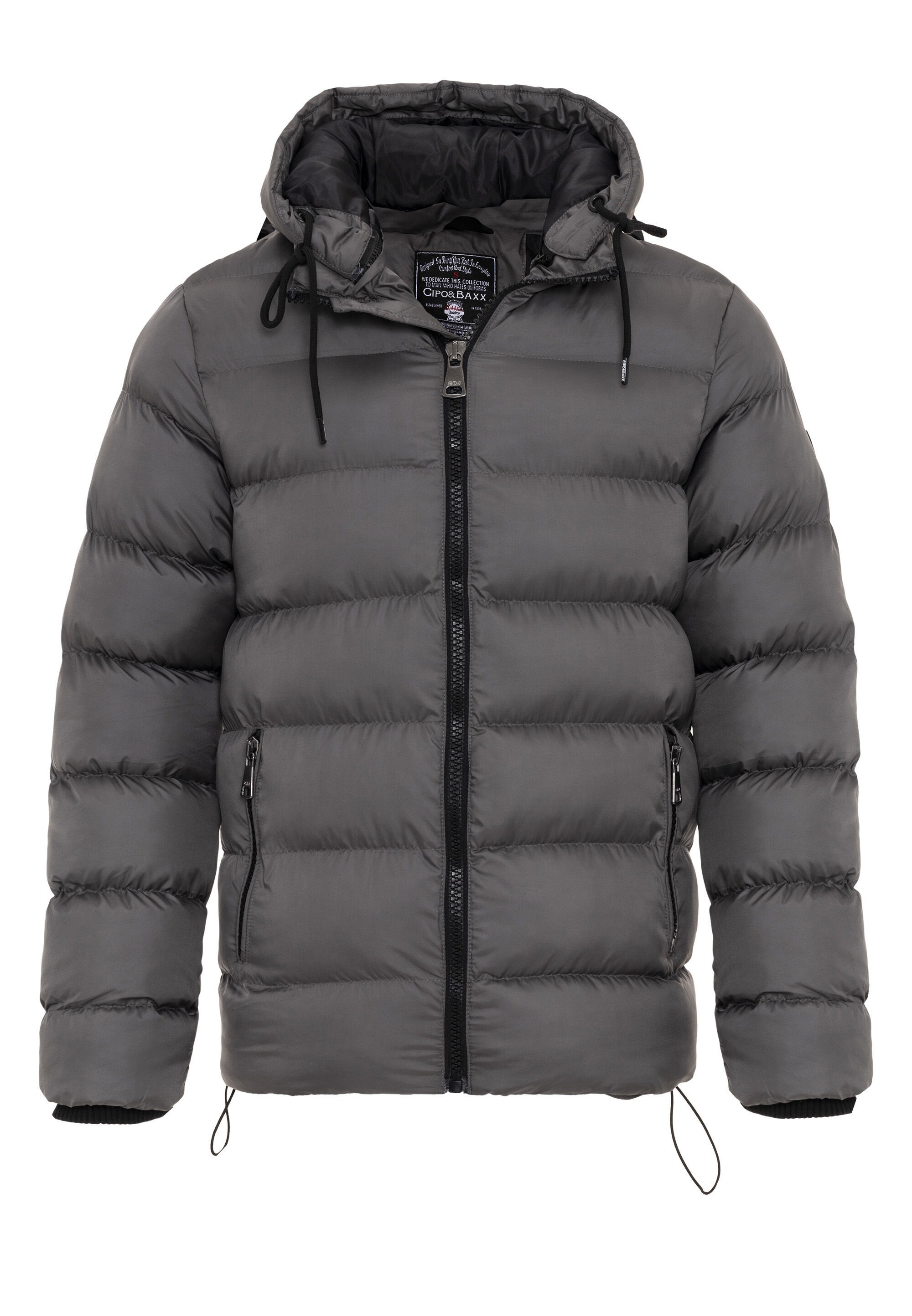 Cipo & Baxx Winterjacke »Jacke«, mit Kapuze, im Steppdesign