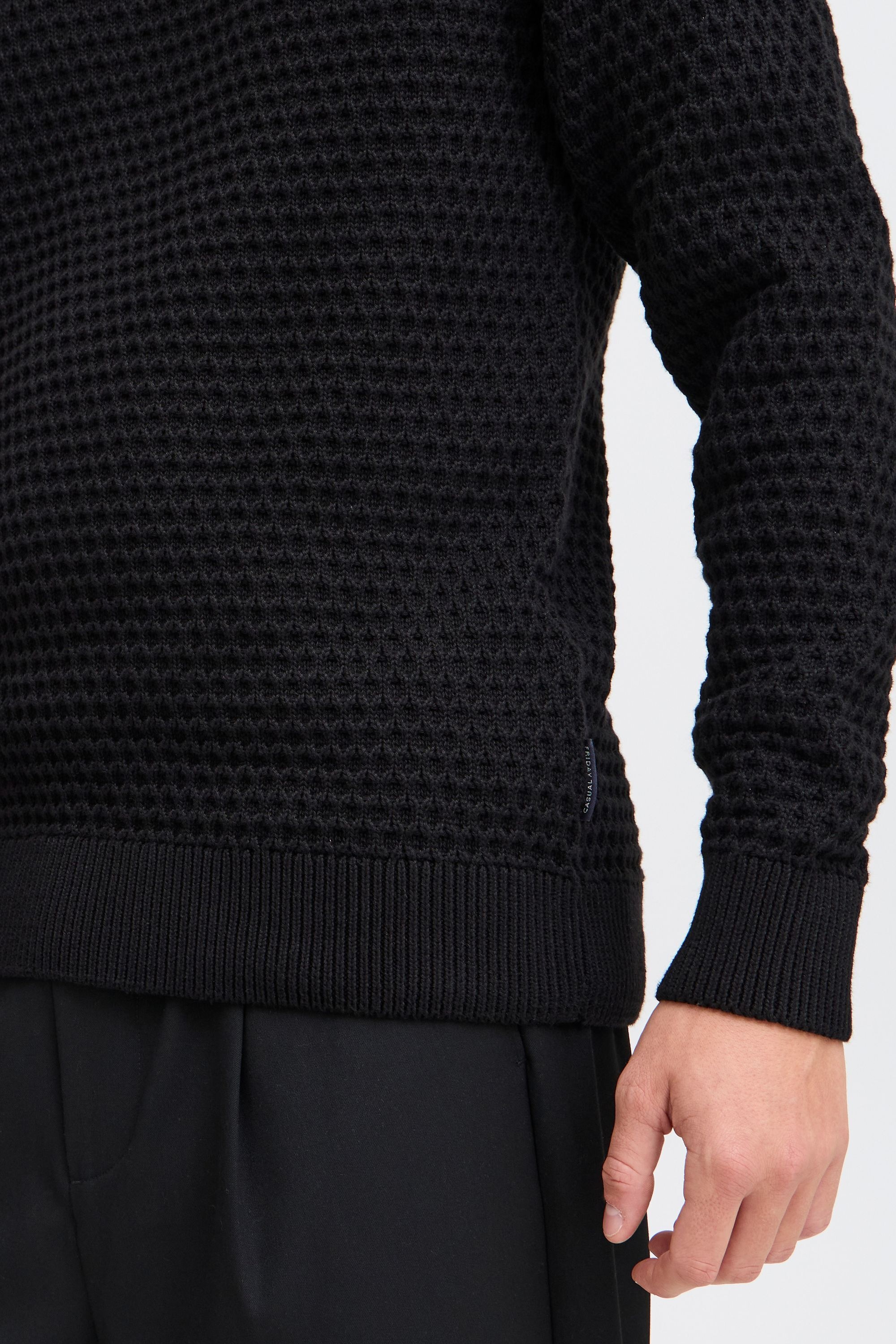 Casual Friday Strickpullover »Strickpullover CFKARL structured roll neck knit«