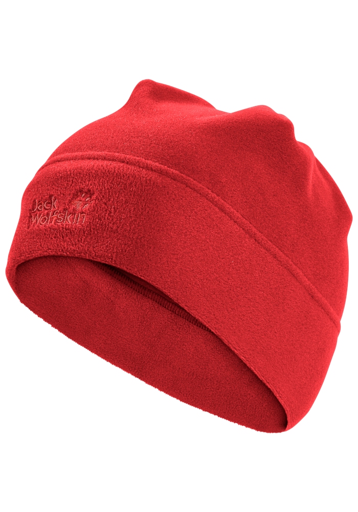 Jack Wolfskin Beanie "REAL STUFF BEANIE" Fleecemütze, leicht, aus recycelten Materialien